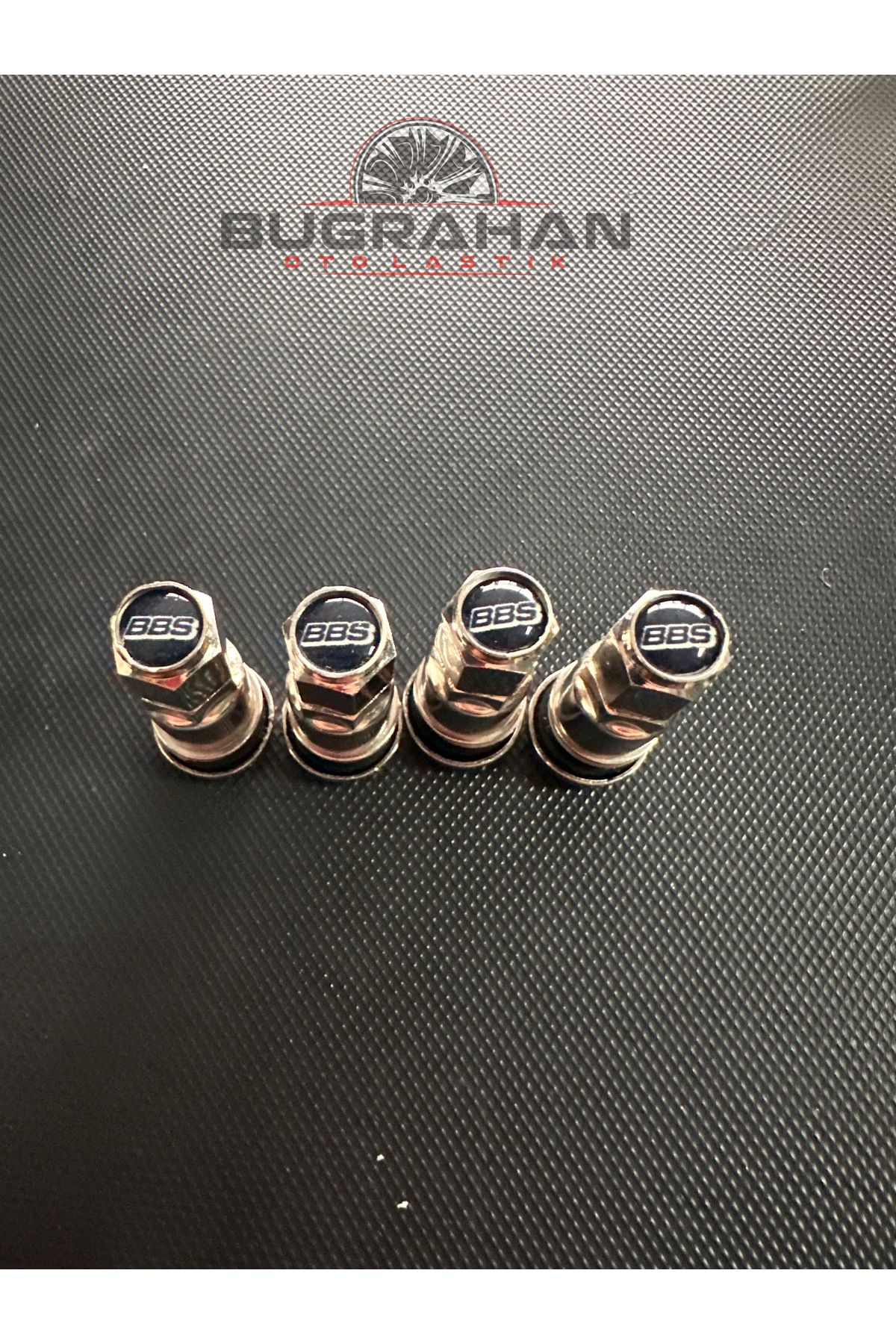 OEM BBS Sibop Kapağı Logolu Tüm Araçlara Uyumlu A Kalite Paslanmaz Çelik Sibop 4 Adet