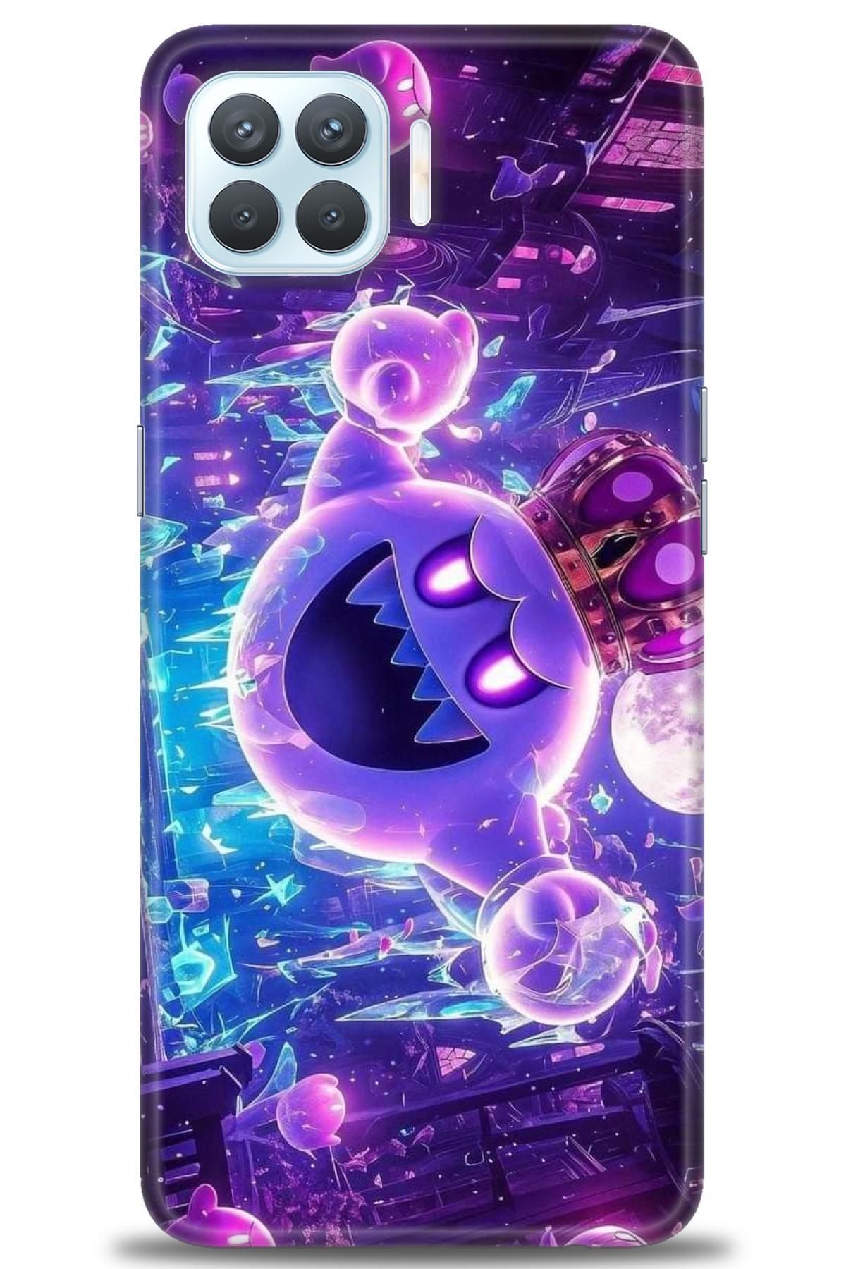 OPPO Reno 4 Lite İle Uyumlu HD Baskılı Desenli Silikon Kılıf - 2074