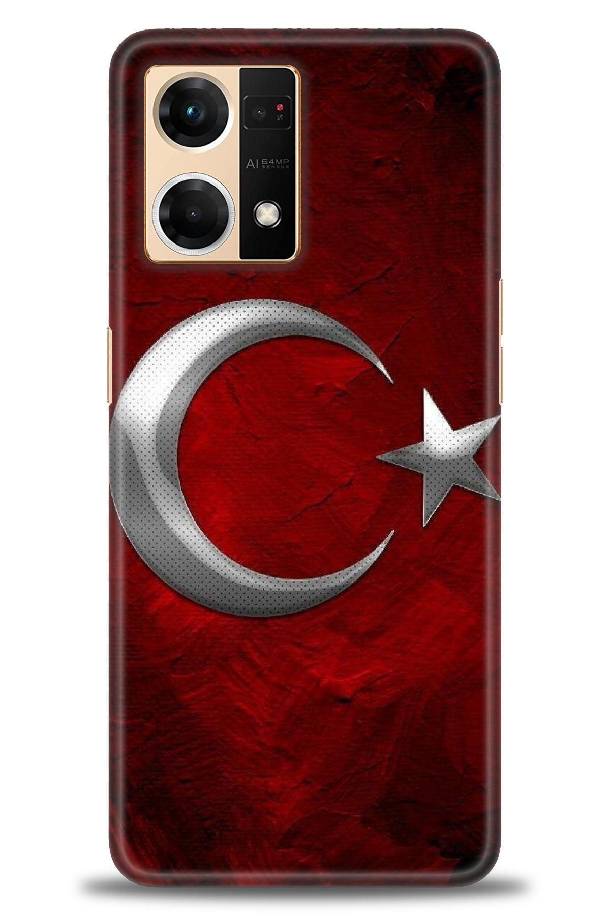 OPPO Reno 7 İle Uyumlu HD Baskılı Desenli Silikon Kılıf - 2183