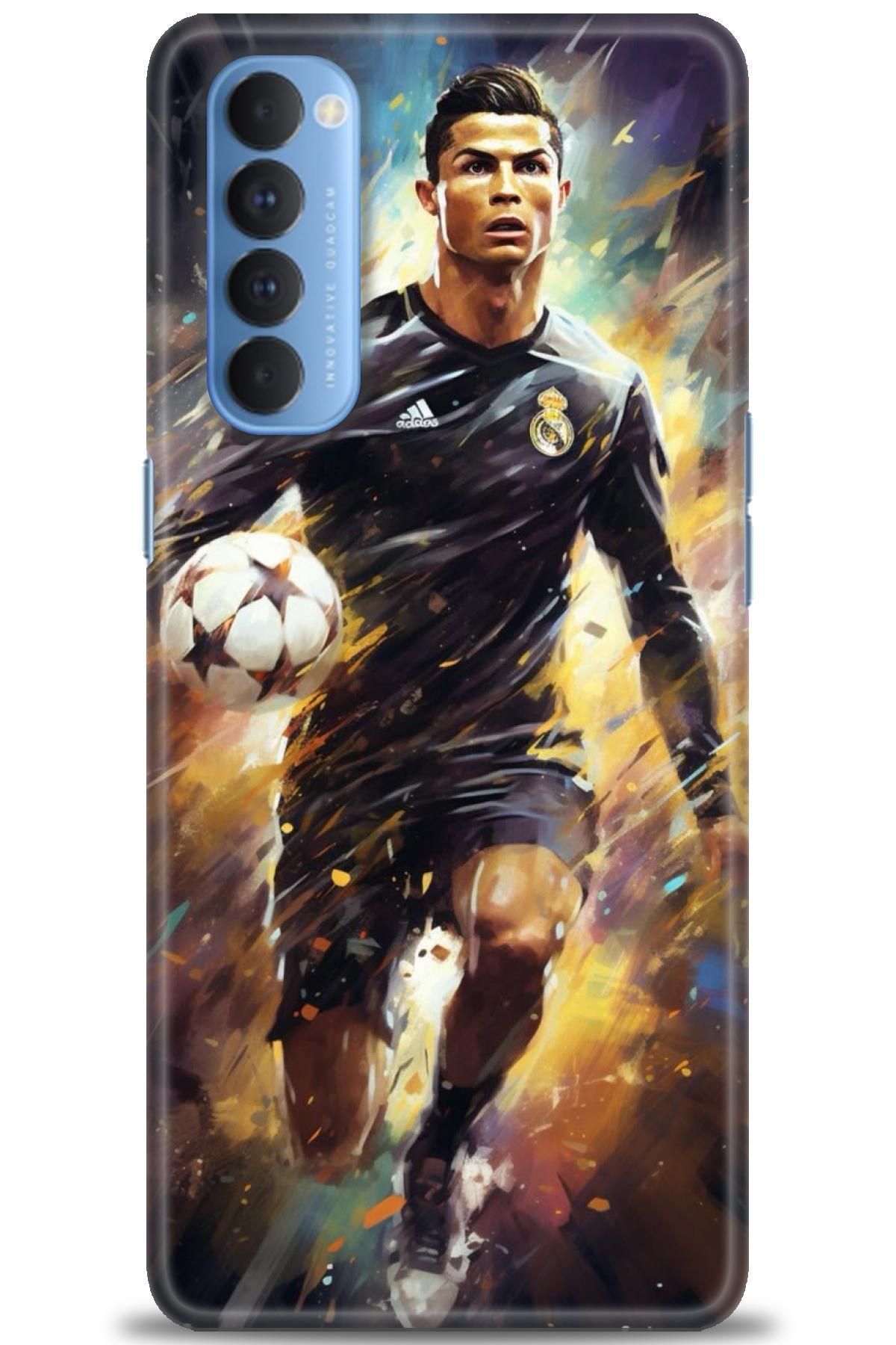 OPPO Reno 4 Pro İle Uyumlu HD Baskılı Desenli Silikon Kılıf - 2655