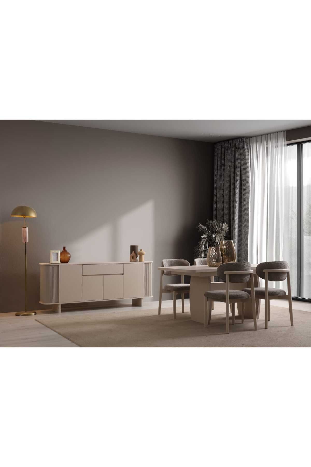 İdil home ELİSA YEMEK ODASI TAKIMI