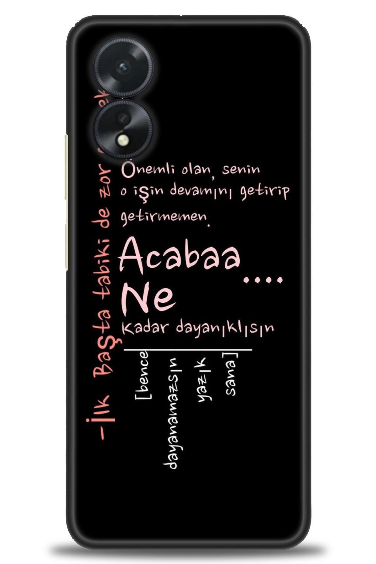 OPPO A38 İle Uyumlu HD Baskılı Desenli Silikon Kılıf - 2458