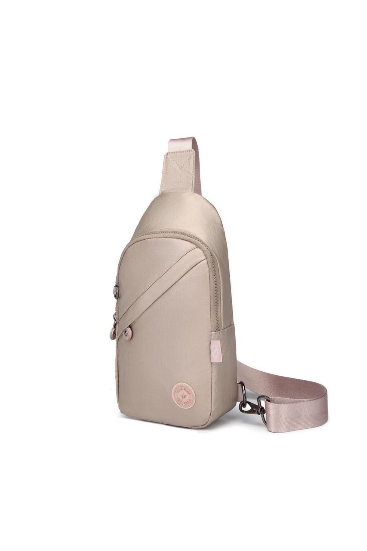 SMART BAGS Metalik Kumaş Smart Bags Bodybag Postacı Çantası Kadın 1239