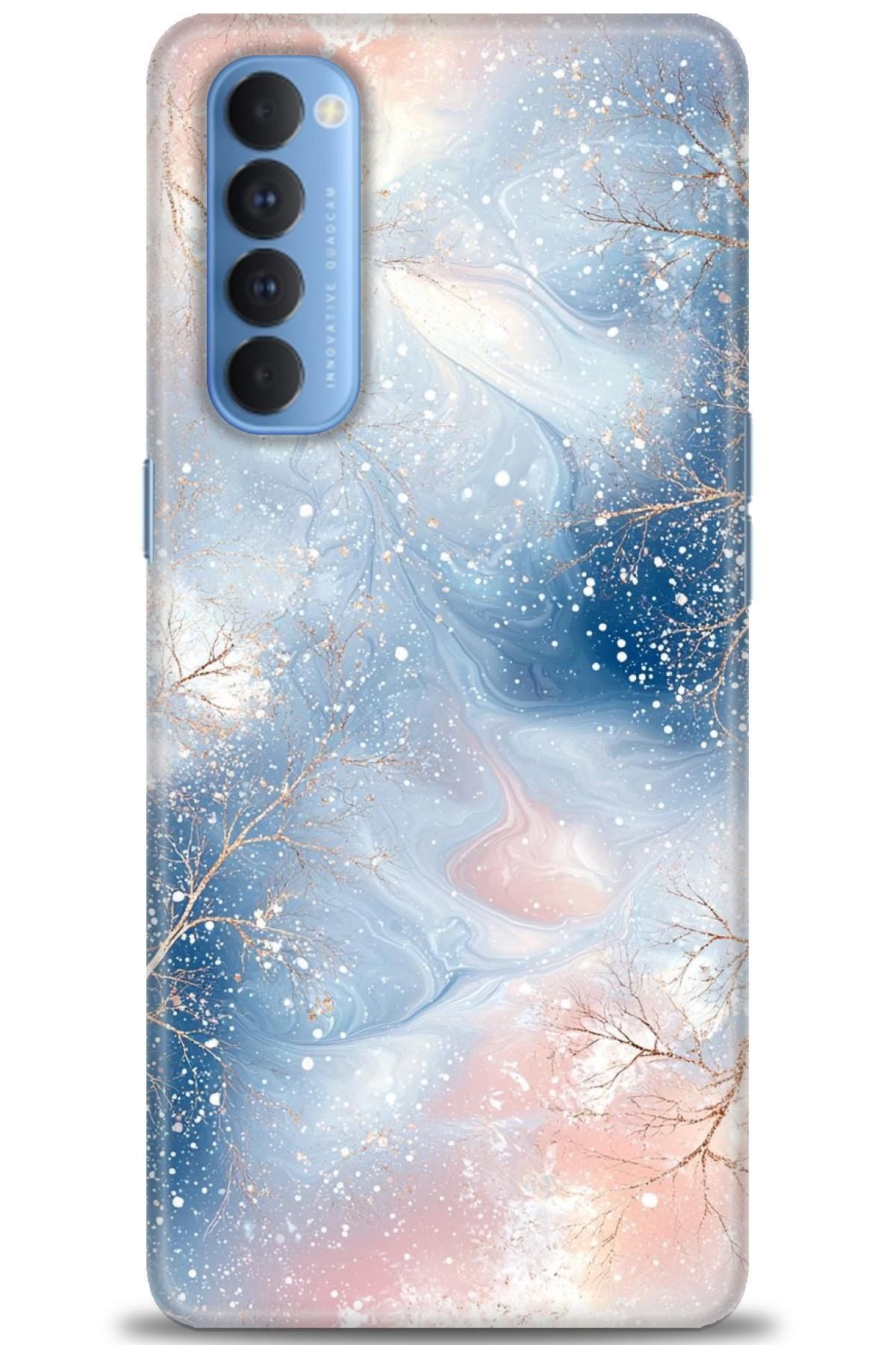 OPPO Reno 4 Pro İle Uyumlu HD Baskılı Desenli Silikon Kılıf - 2920