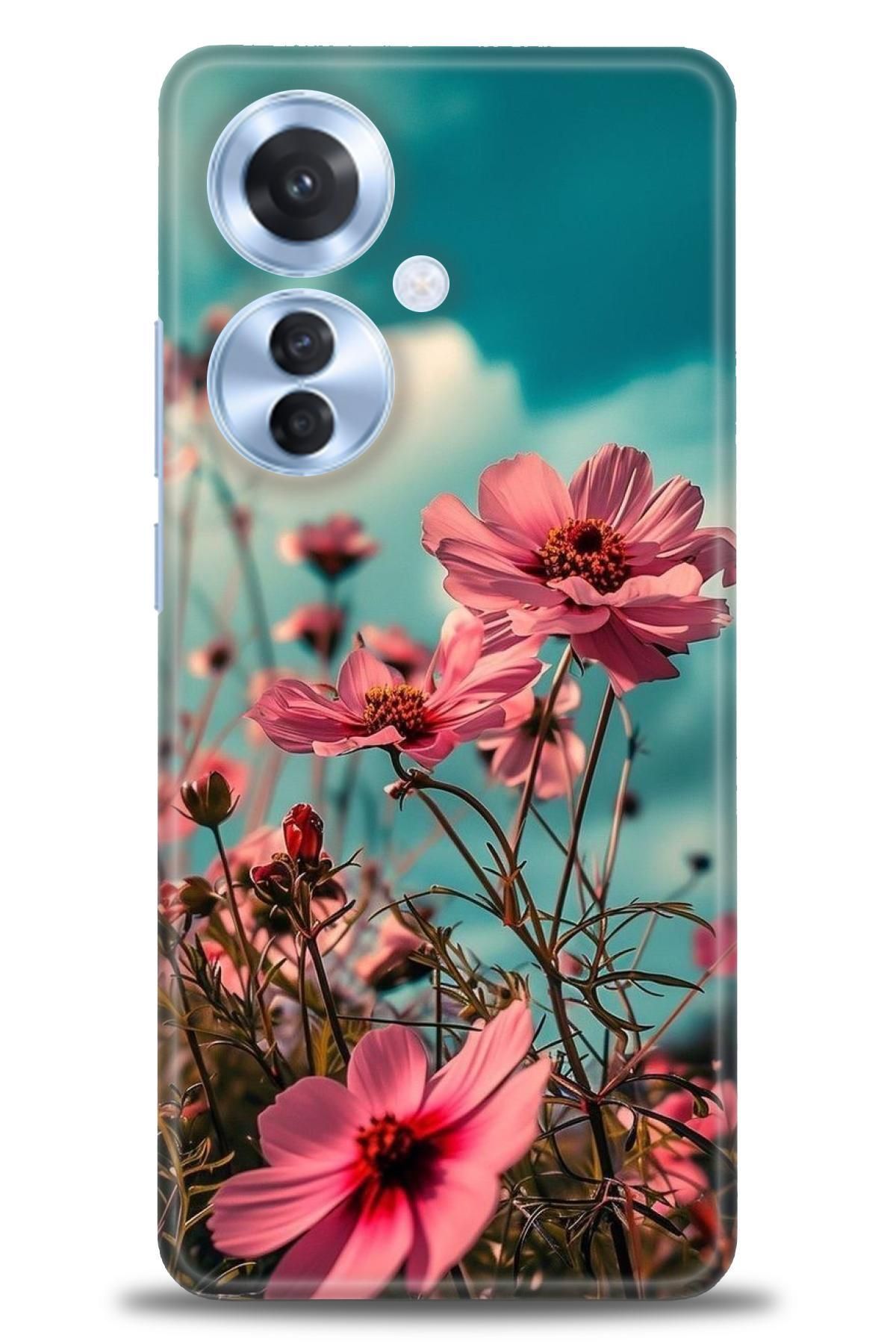 OPPO Reno 11F İle Uyumlu HD Baskılı Desenli Silikon Kılıf - 2353