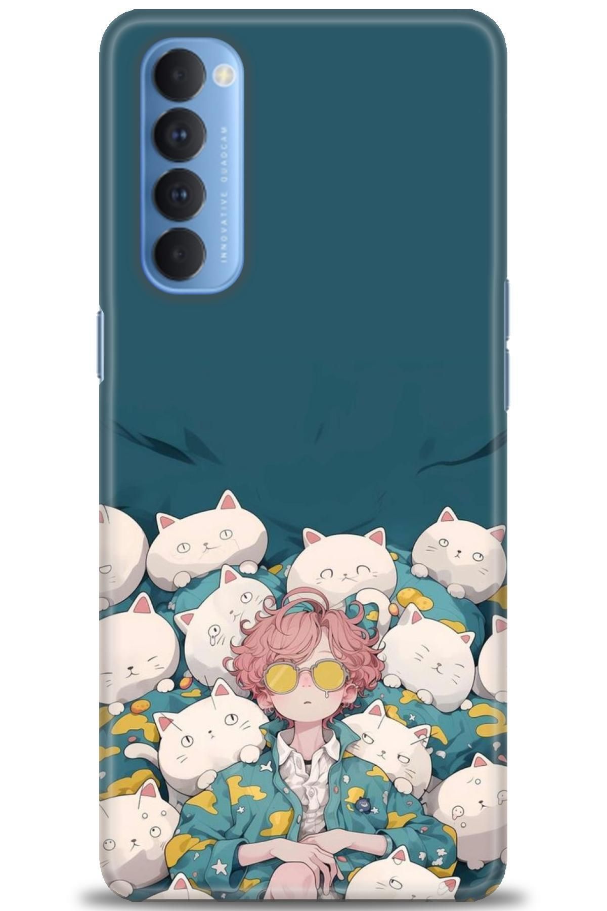 OPPO Reno 4 Pro İle Uyumlu HD Baskılı Desenli Silikon Kılıf - 2358