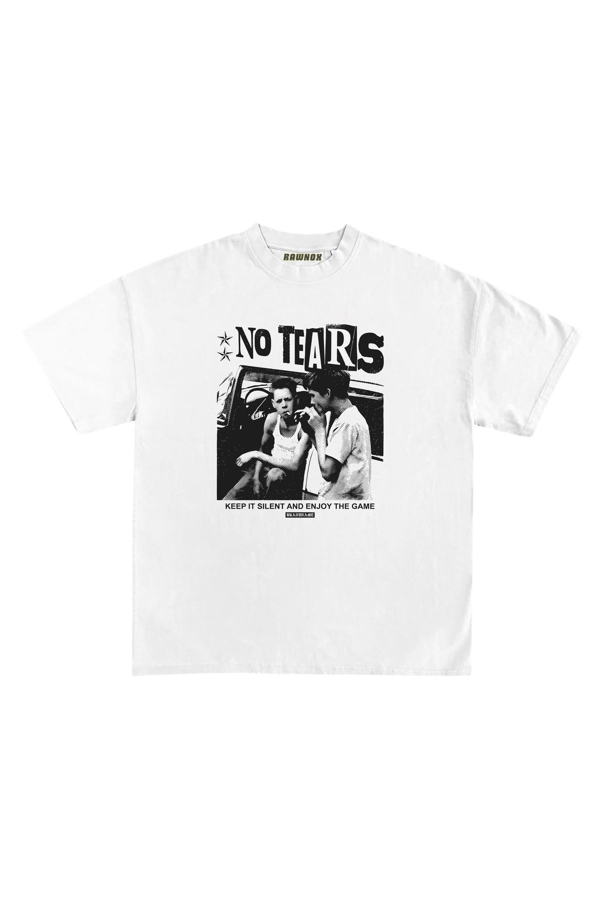 RawNox Unisex Bol Kalıp RawNox Özel Koleksiyon No Tears Tshirt