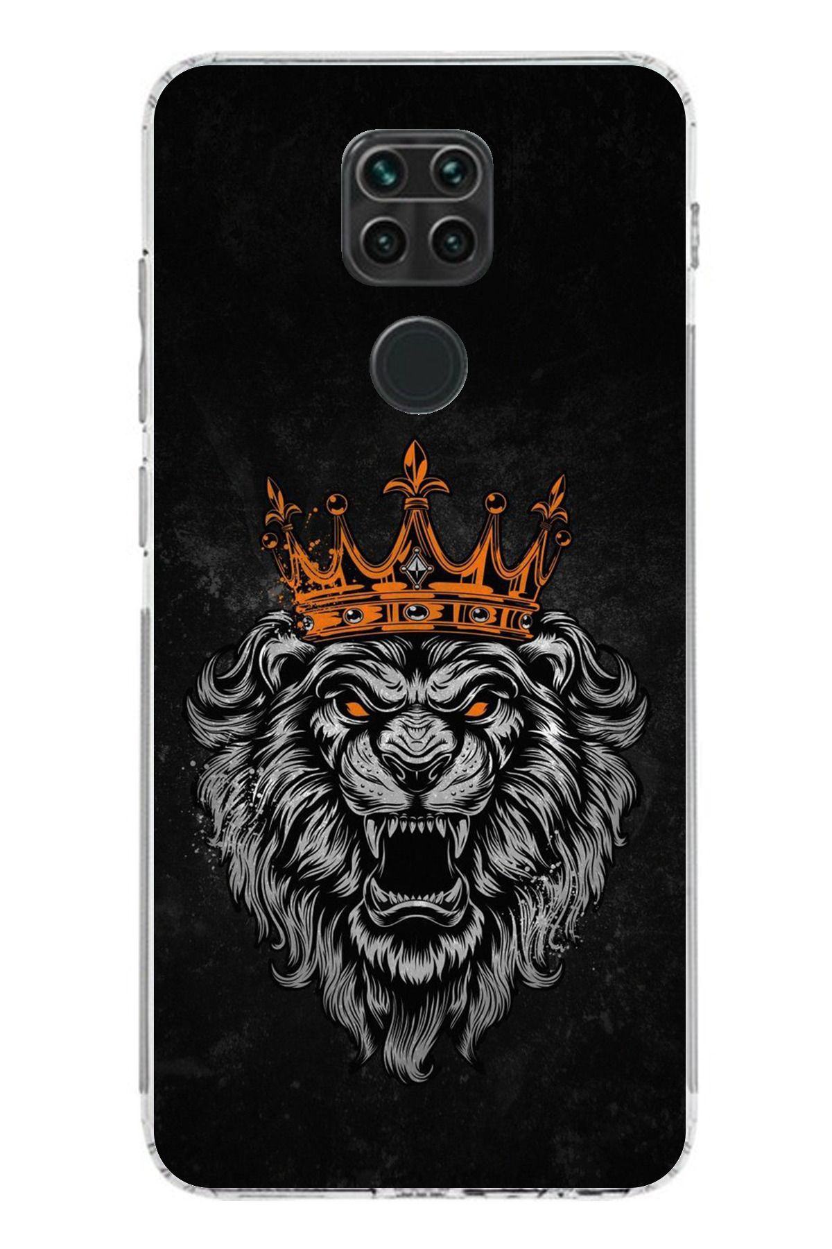 TechTree Redmi Note 9 Uyumlu Kurt Ruhu Şeffaf Silikon Kılıf