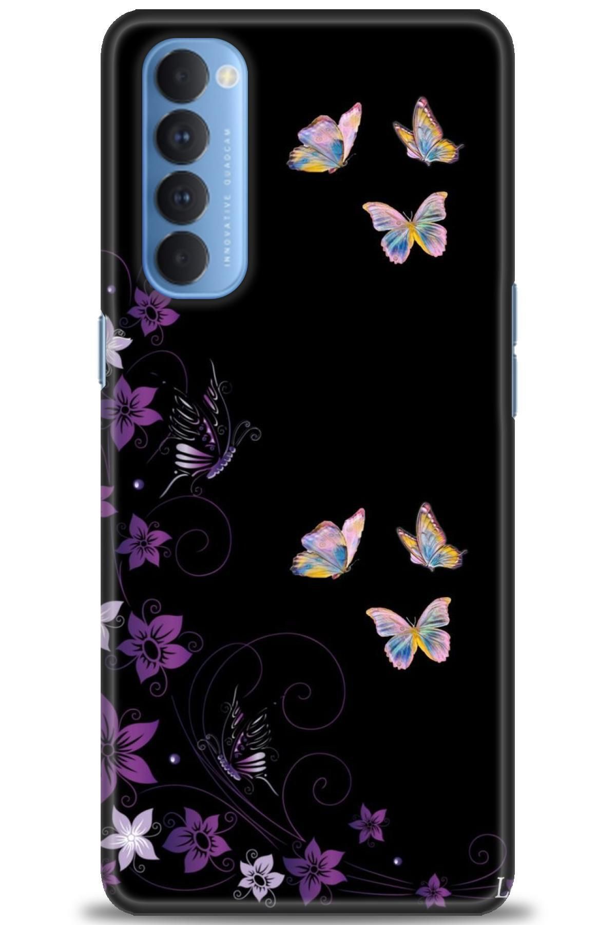 OPPO Reno 4 Pro İle Uyumlu HD Baskılı Desenli Silikon Kılıf - 2023