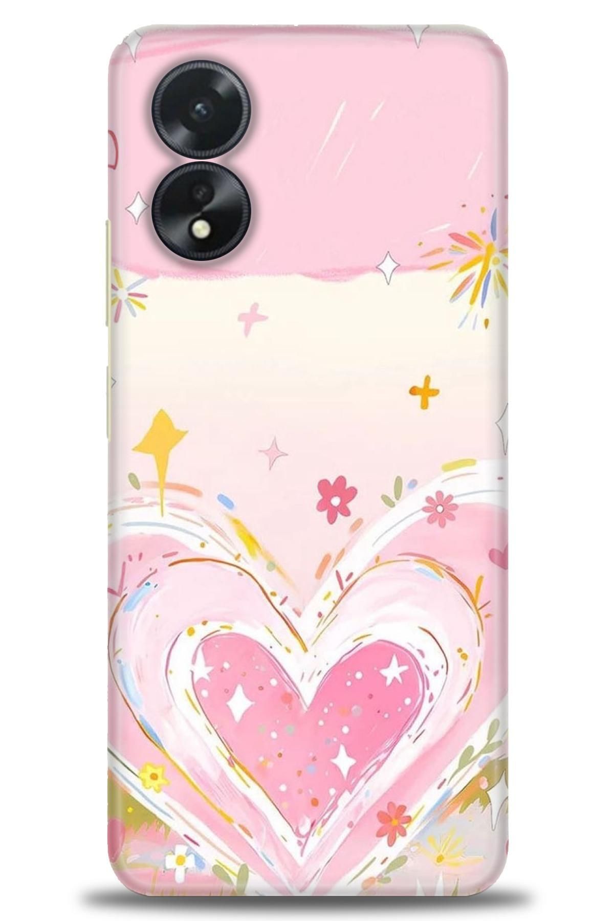 OPPO A38 İle Uyumlu HD Baskılı Desenli Silikon Kılıf - 2394