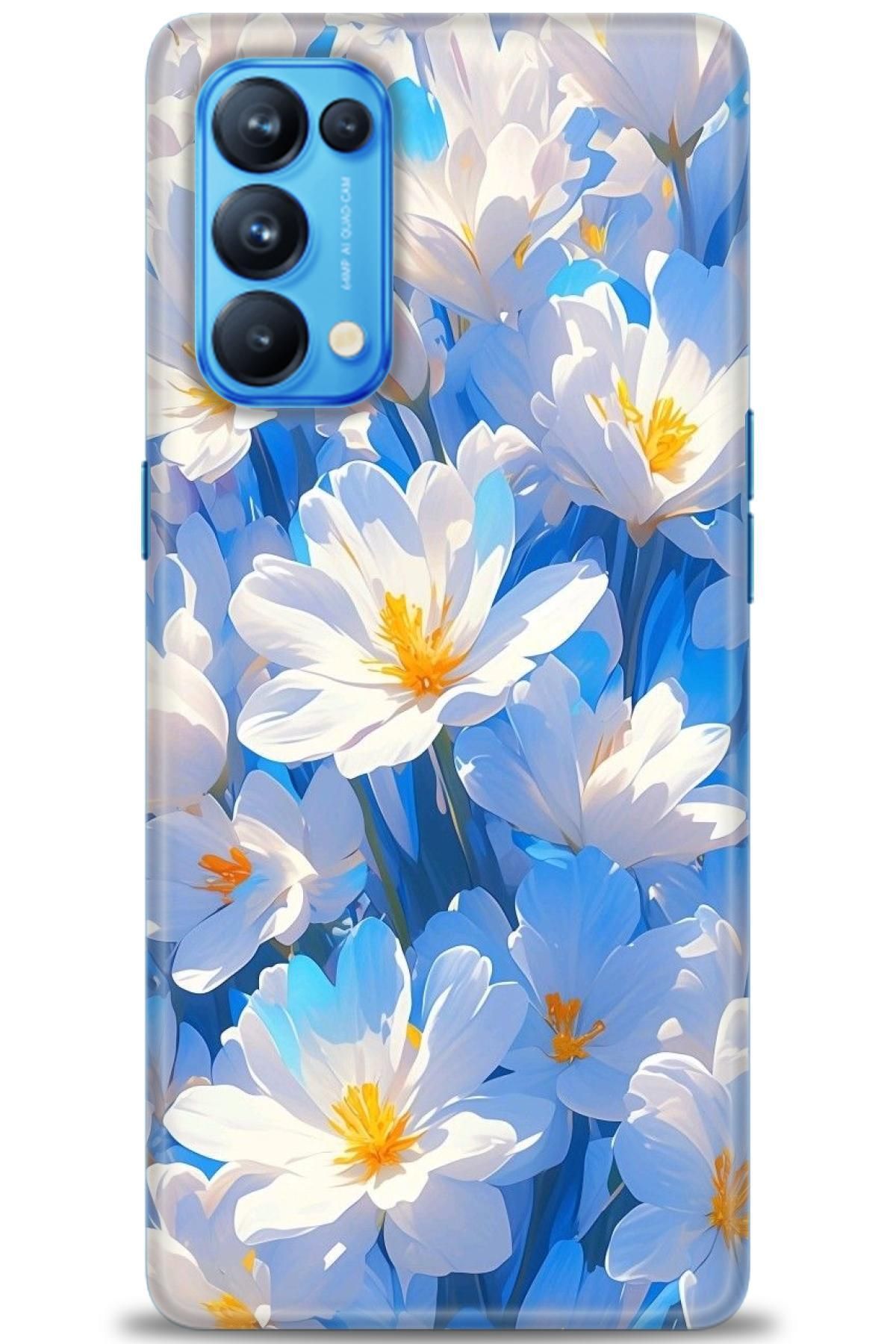 OPPO Reno 5 Pro İle Uyumlu HD Baskılı Desenli Silikon Kılıf - 2061