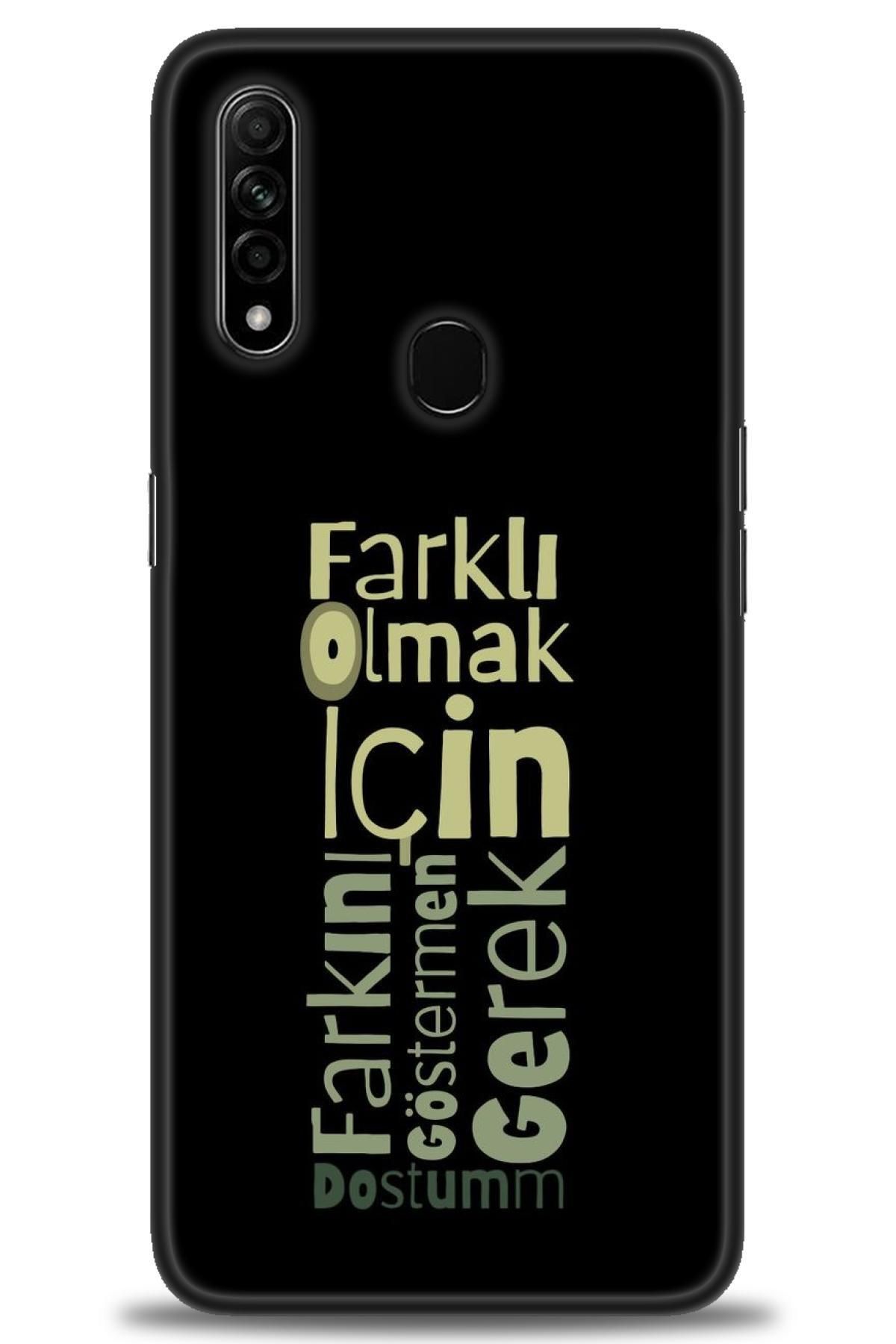 OPPO A31 İle Uyumlu HD Baskılı Desenli Silikon Kılıf - 2472