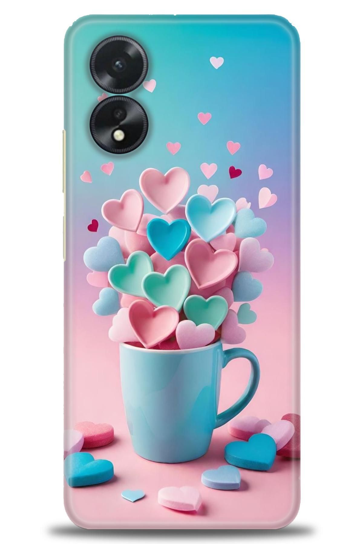 OPPO A38 İle Uyumlu HD Baskılı Desenli Silikon Kılıf - 2626