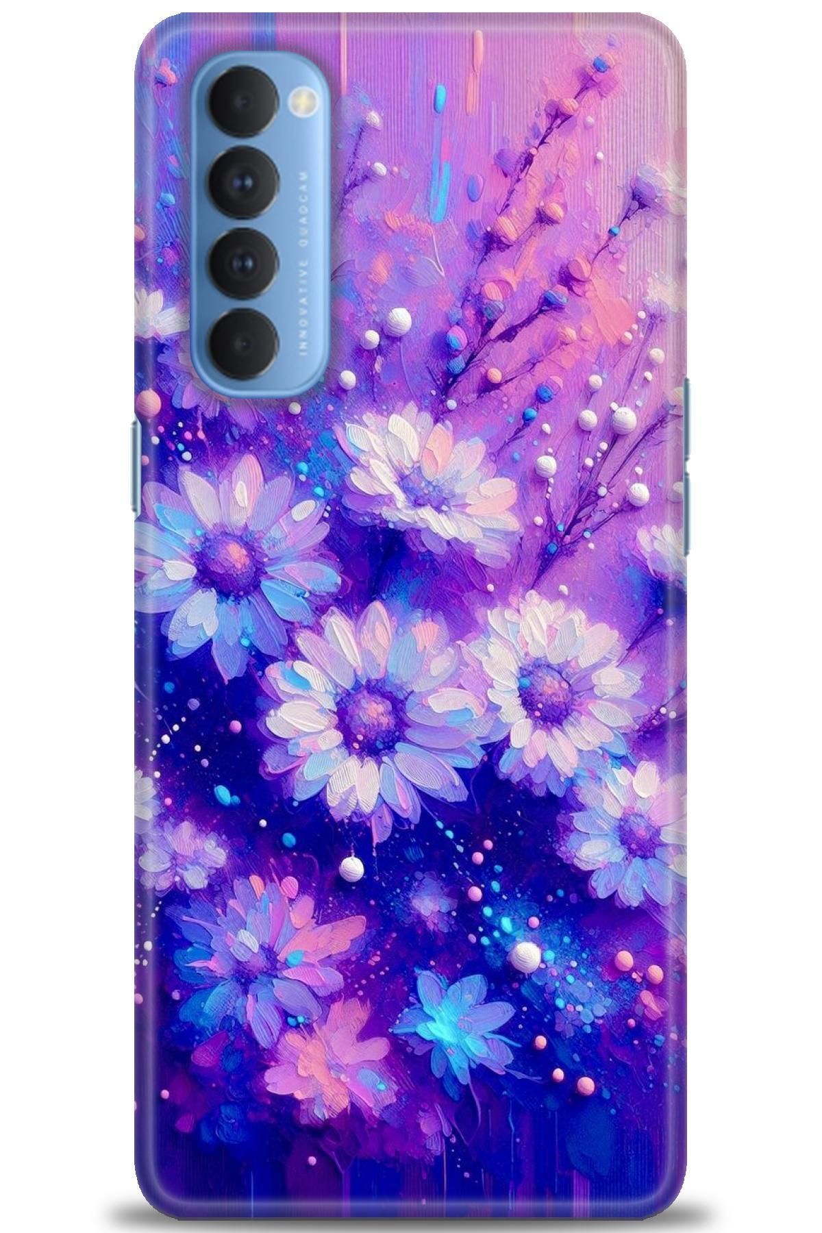 OPPO Reno 4 Pro İle Uyumlu HD Baskılı Desenli Silikon Kılıf - 2611