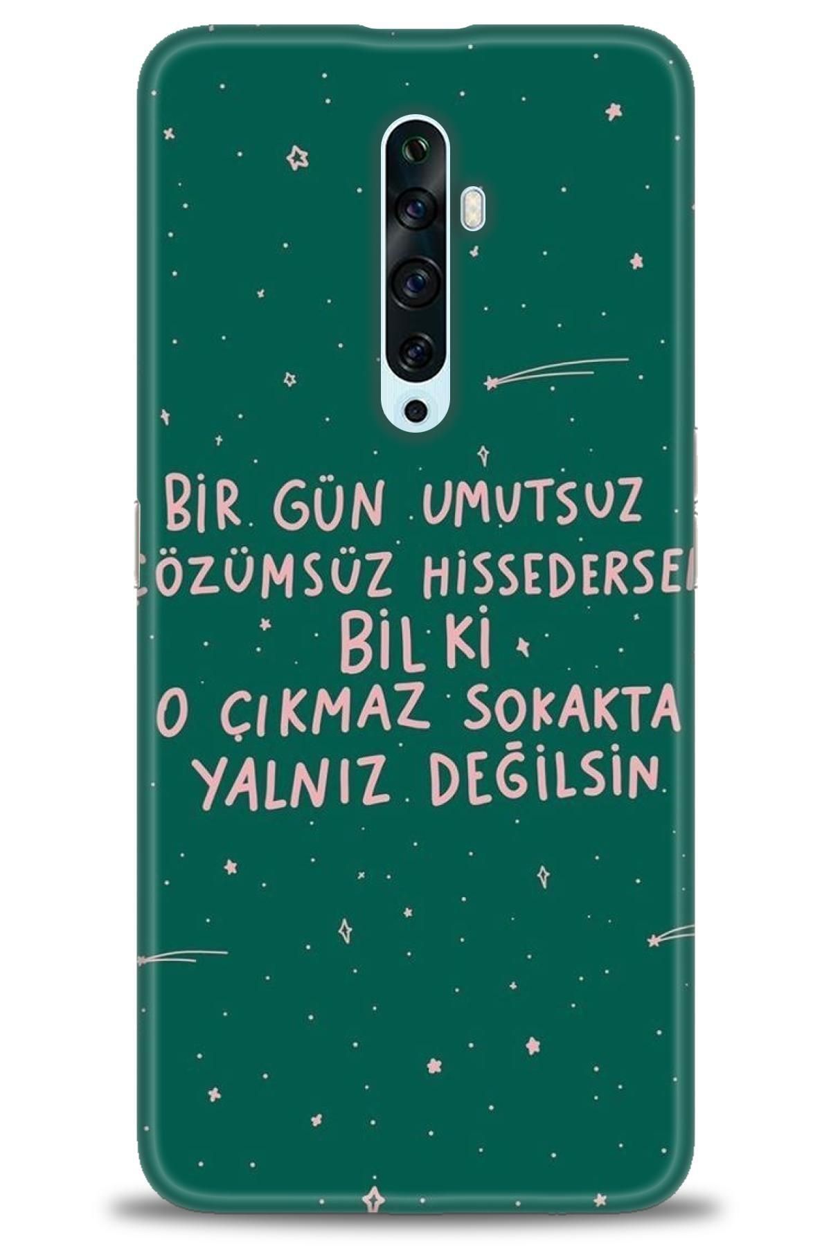 OPPO Reno 2Z İle Uyumlu HD Baskılı Desenli Silikon Kılıf - 2236