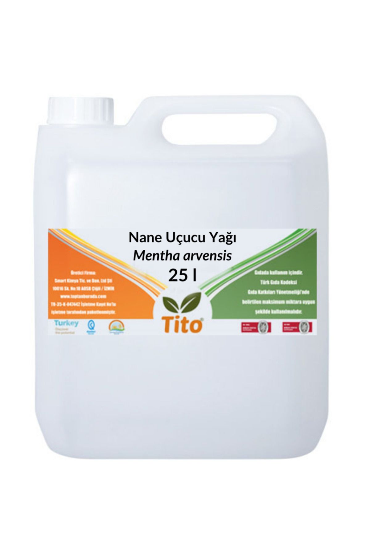 tito Nane Uçucu Yağı Mentha arvensis 25 litre