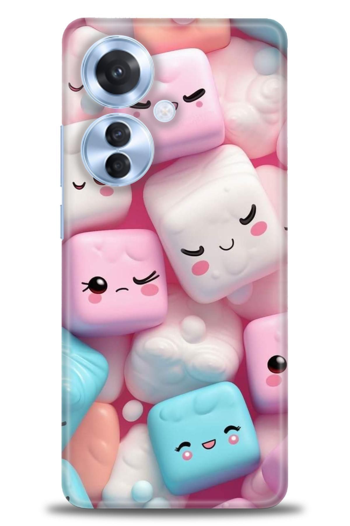 OPPO Reno 11F İle Uyumlu HD Baskılı Desenli Silikon Kılıf - 2264