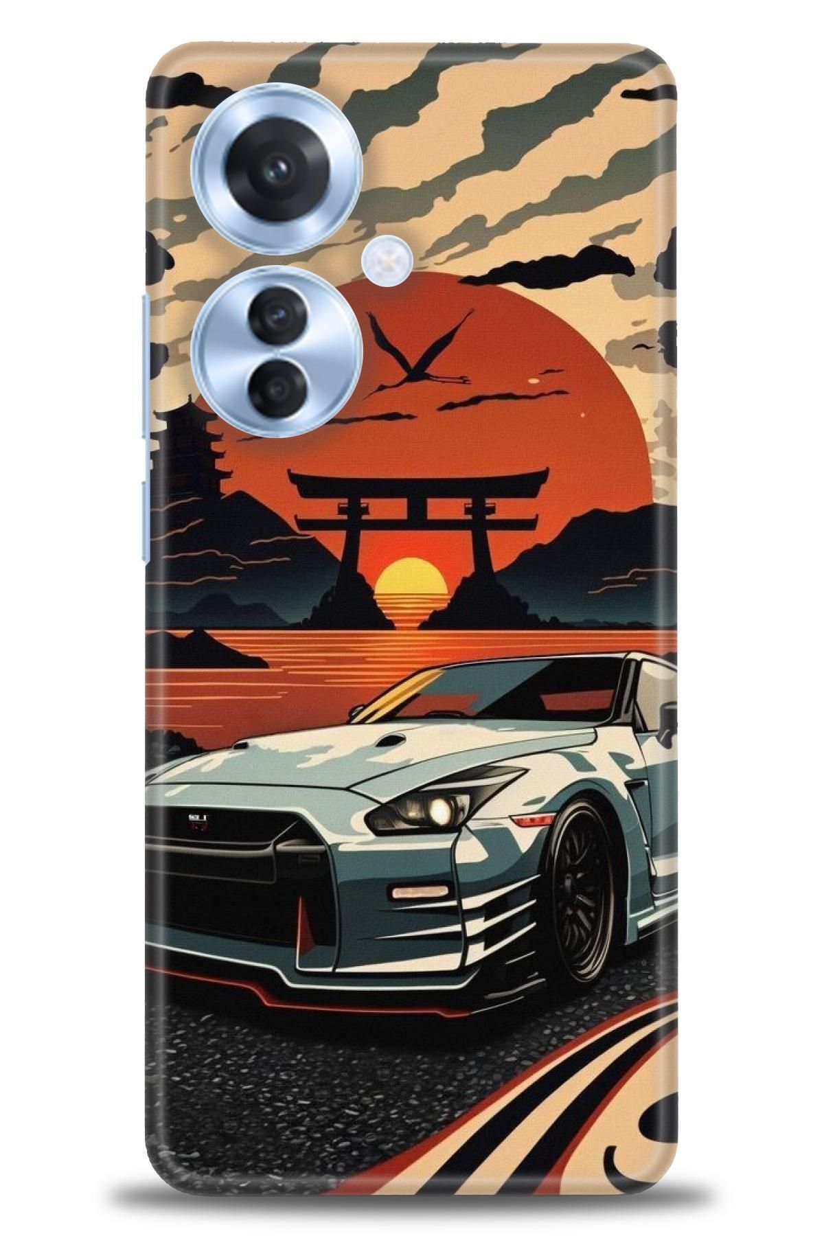 OPPO Reno 11F İle Uyumlu HD Baskılı Desenli Silikon Kılıf - 2869