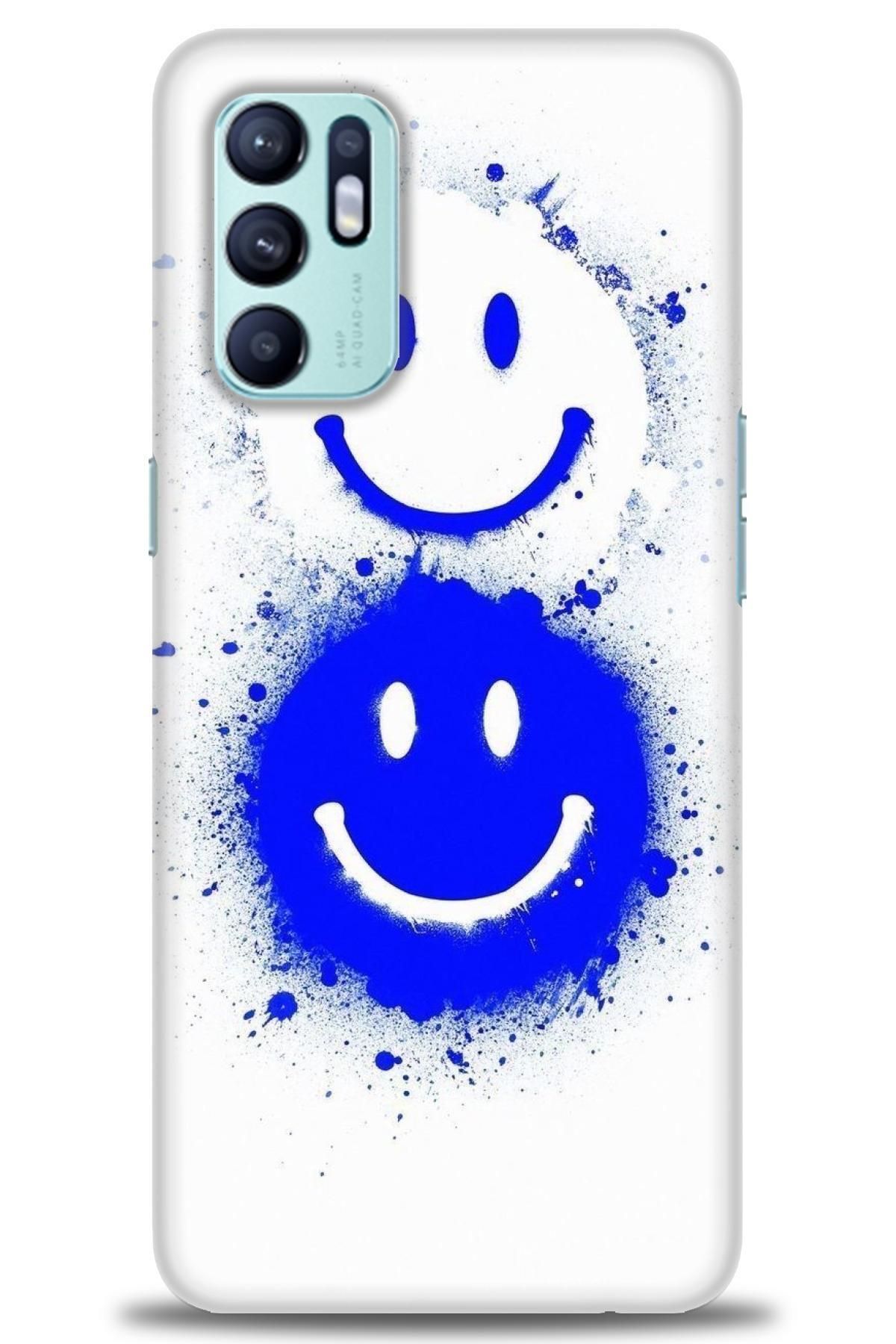 OPPO Reno 6 İle Uyumlu HD Baskılı Desenli Silikon Kılıf - 2482
