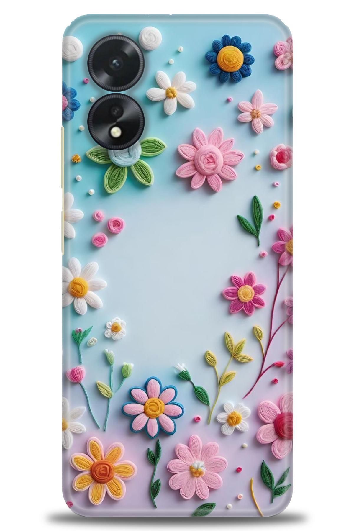 OPPO A38 İle Uyumlu HD Baskılı Desenli Silikon Kılıf - 2303