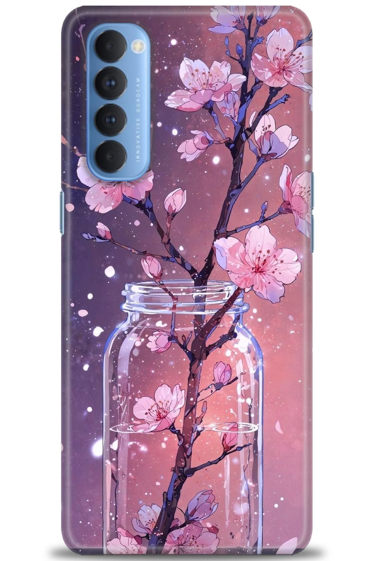 OPPO Reno 4 Pro İle Uyumlu HD Baskılı Desenli Silikon Kılıf - 2526