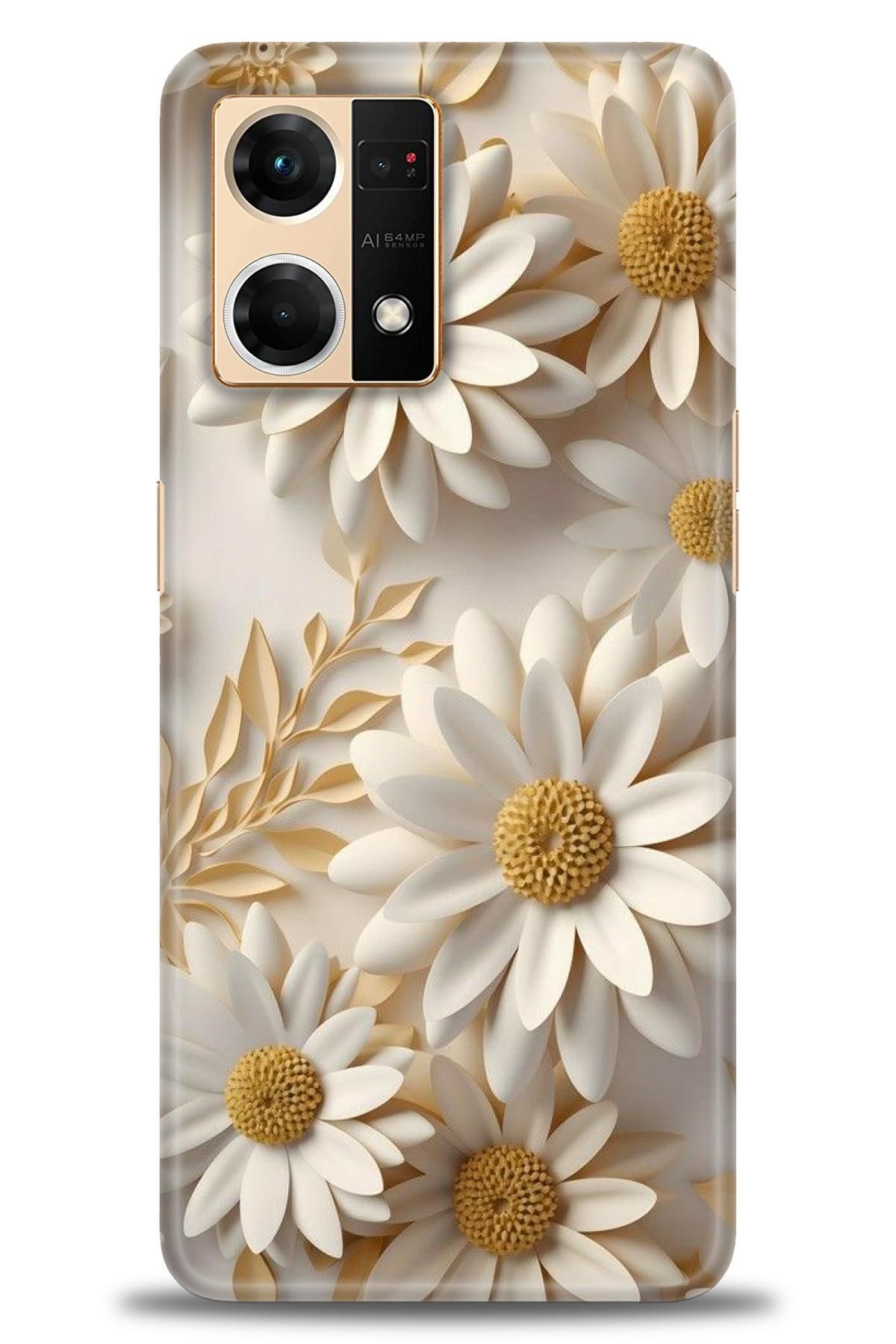 OPPO Reno 7 İle Uyumlu HD Baskılı Desenli Silikon Kılıf - 2517