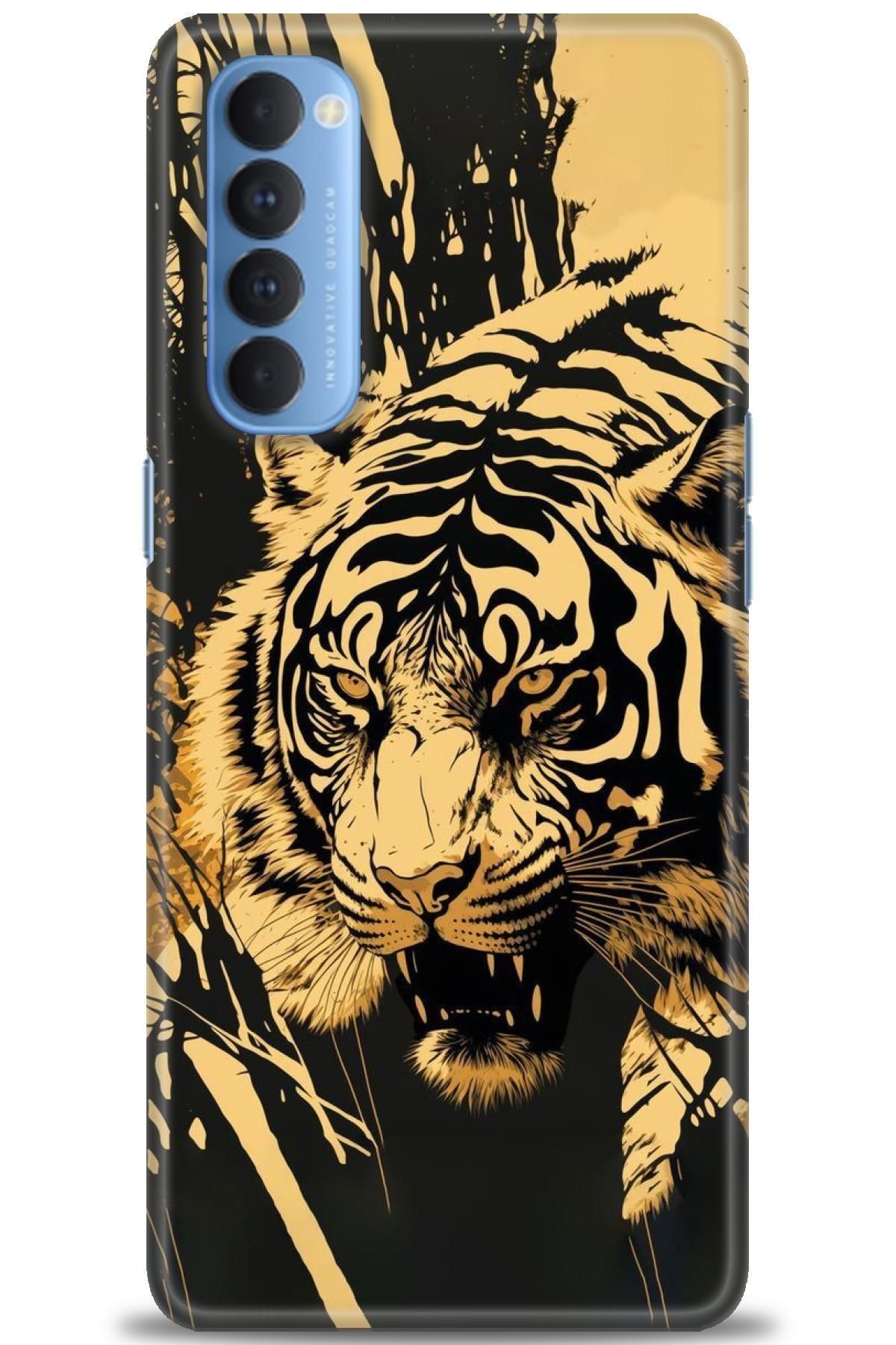 OPPO Reno 4 Pro İle Uyumlu HD Baskılı Desenli Silikon Kılıf - 2496