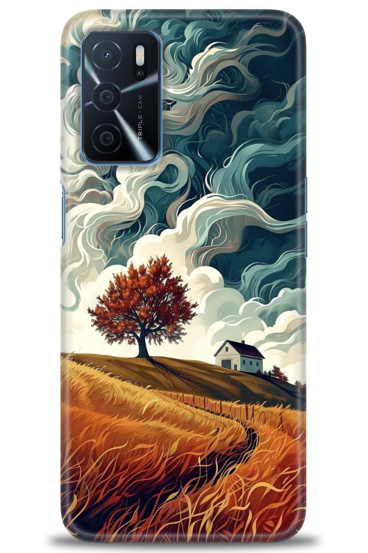 OPPO A16 / A55 İle Uyumlu HD Baskılı Desenli Silikon Kılıf - 2874
