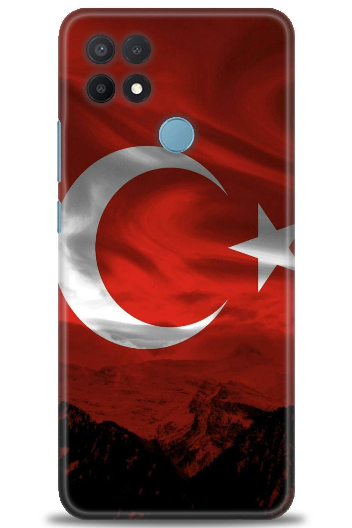 OPPO A15 / A15S İle Uyumlu HD Baskılı Desenli Silikon Kılıf - 2443