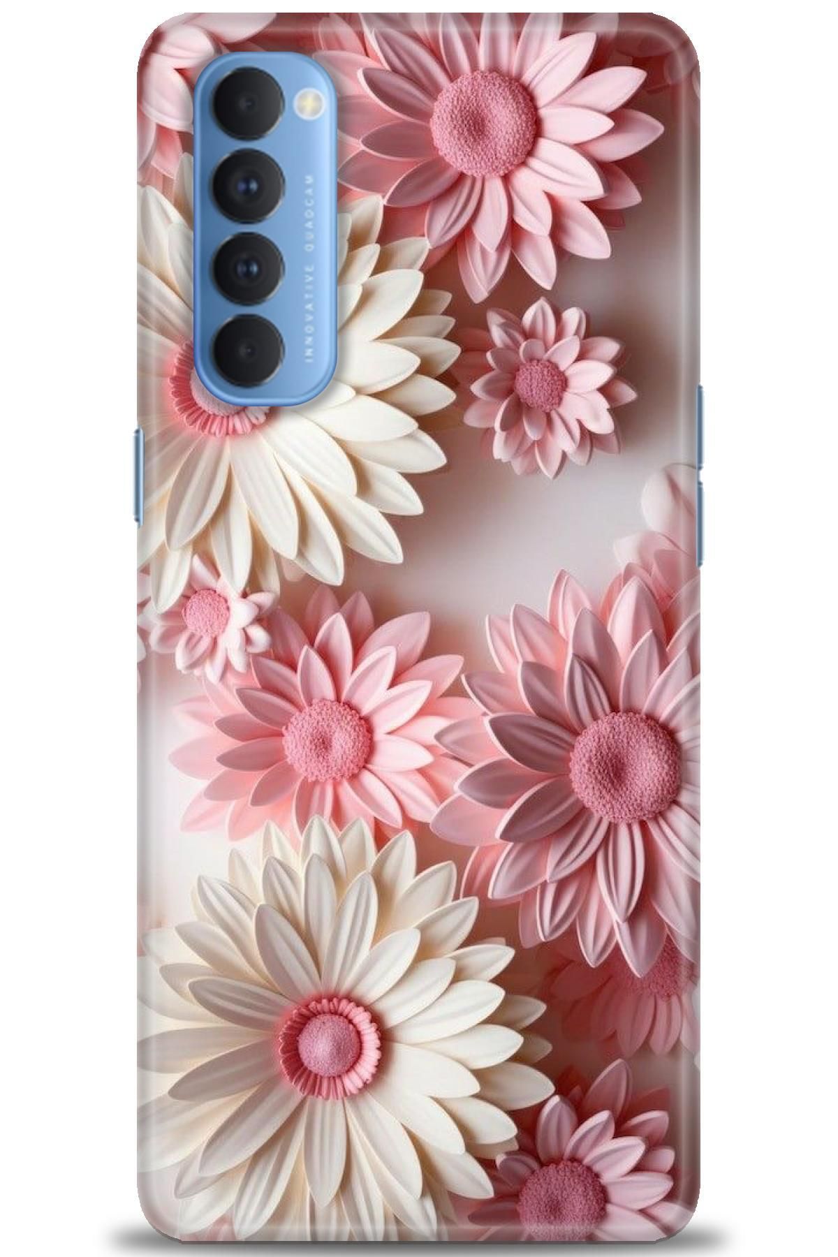 OPPO Reno 4 Pro İle Uyumlu HD Baskılı Desenli Silikon Kılıf - 2332