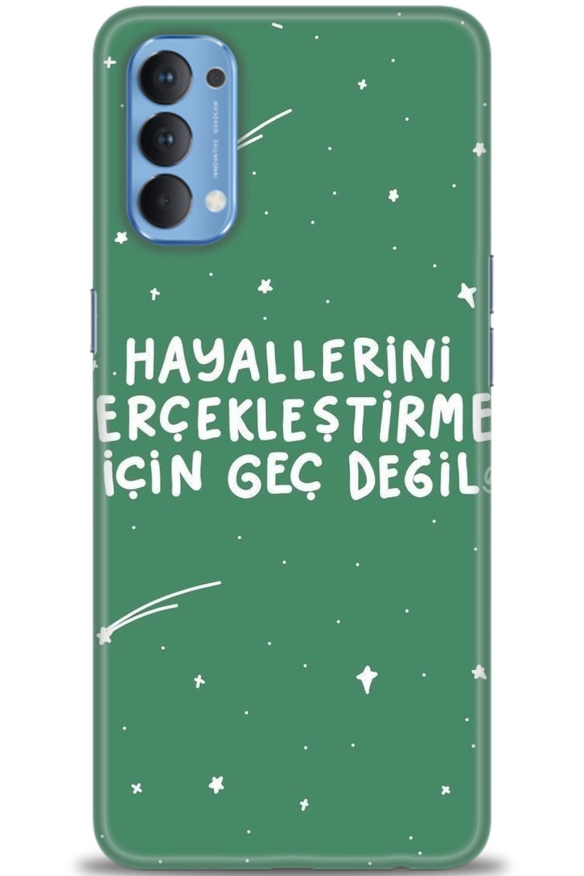 OPPO Reno 4 İle Uyumlu HD Baskılı Silikon Kılıf / ÖzelSeri Oppo - 2460