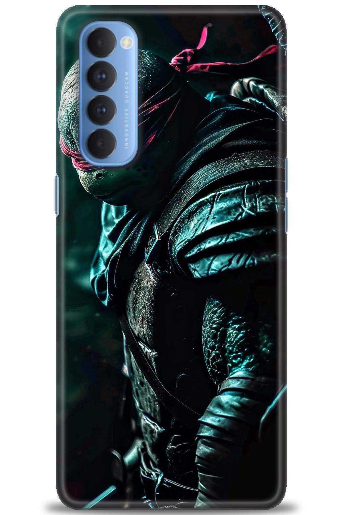 OPPO Reno 4 Pro İle Uyumlu HD Baskılı Desenli Silikon Kılıf - 2495