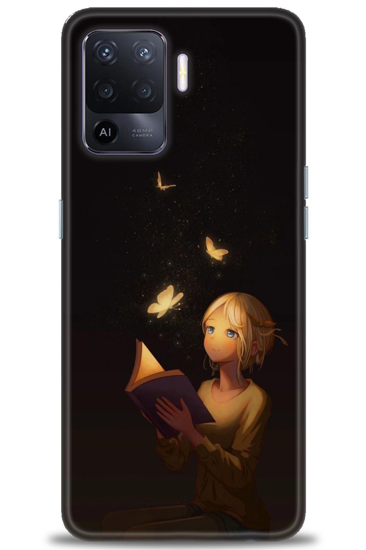 OPPO Reno 5 Lite İle Uyumlu HD Baskılı Desenli Silikon Kılıf - 2347