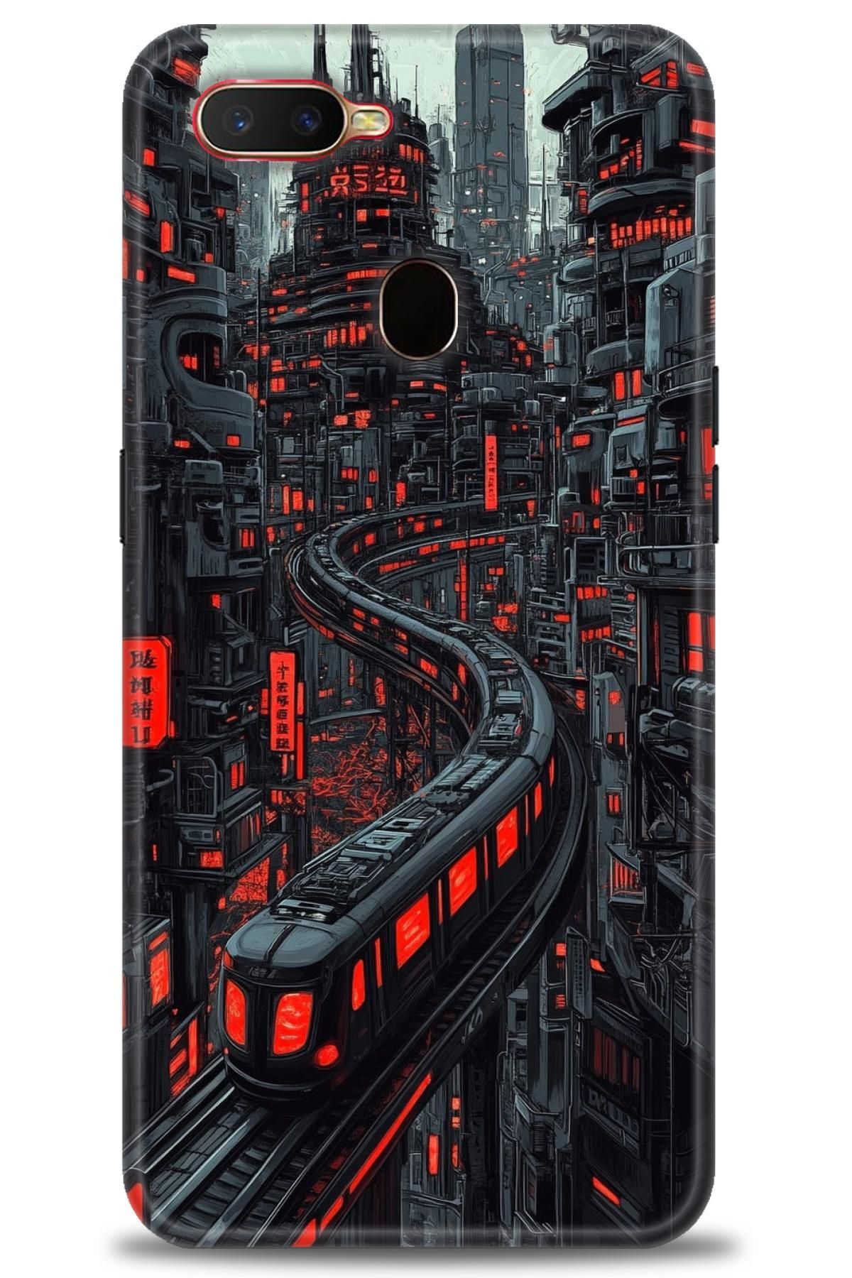 OPPO A12 İle Uyumlu HD Baskılı Desenli Silikon Kılıf - 2152