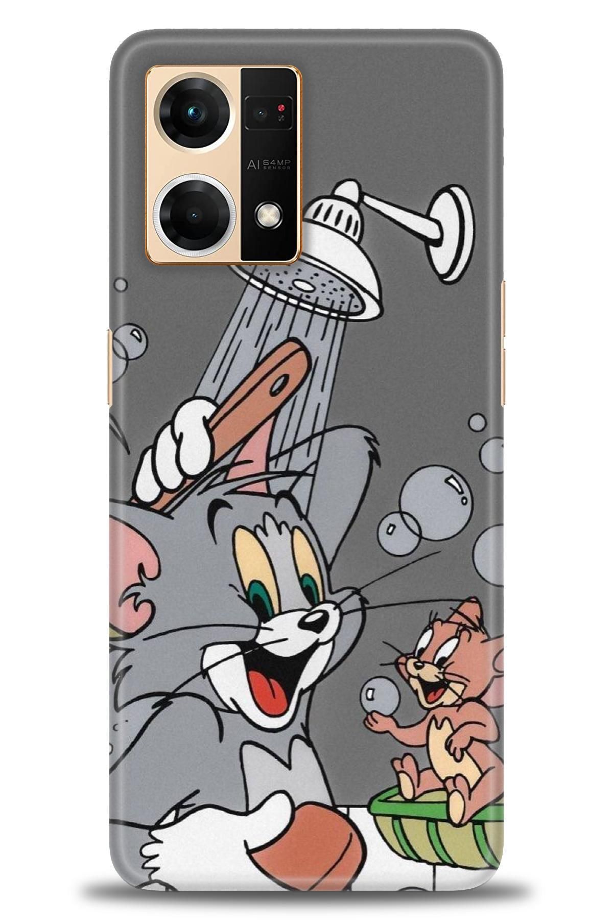 OPPO Reno 7 İle Uyumlu HD Baskılı Desenli Silikon Kılıf - 2421