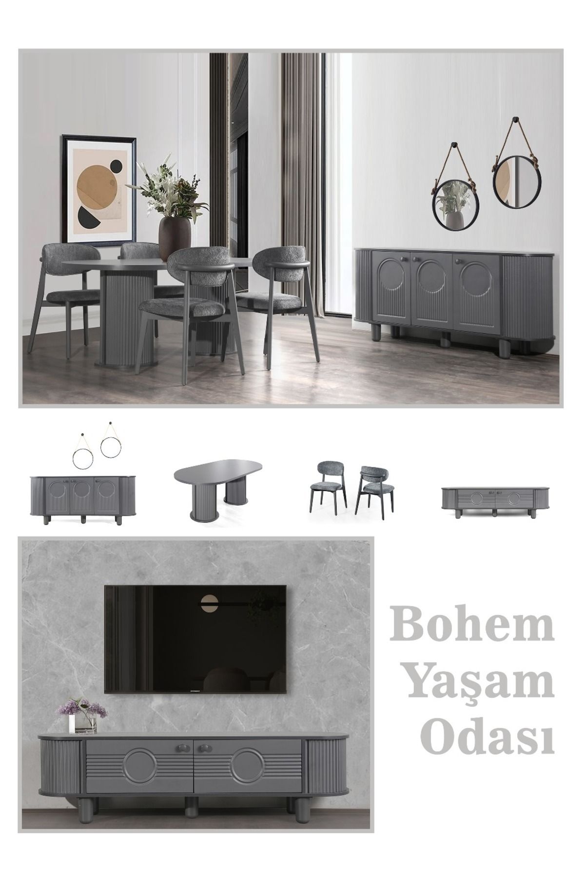 İdil home BELİS YEMEK ODASI TAKIMI