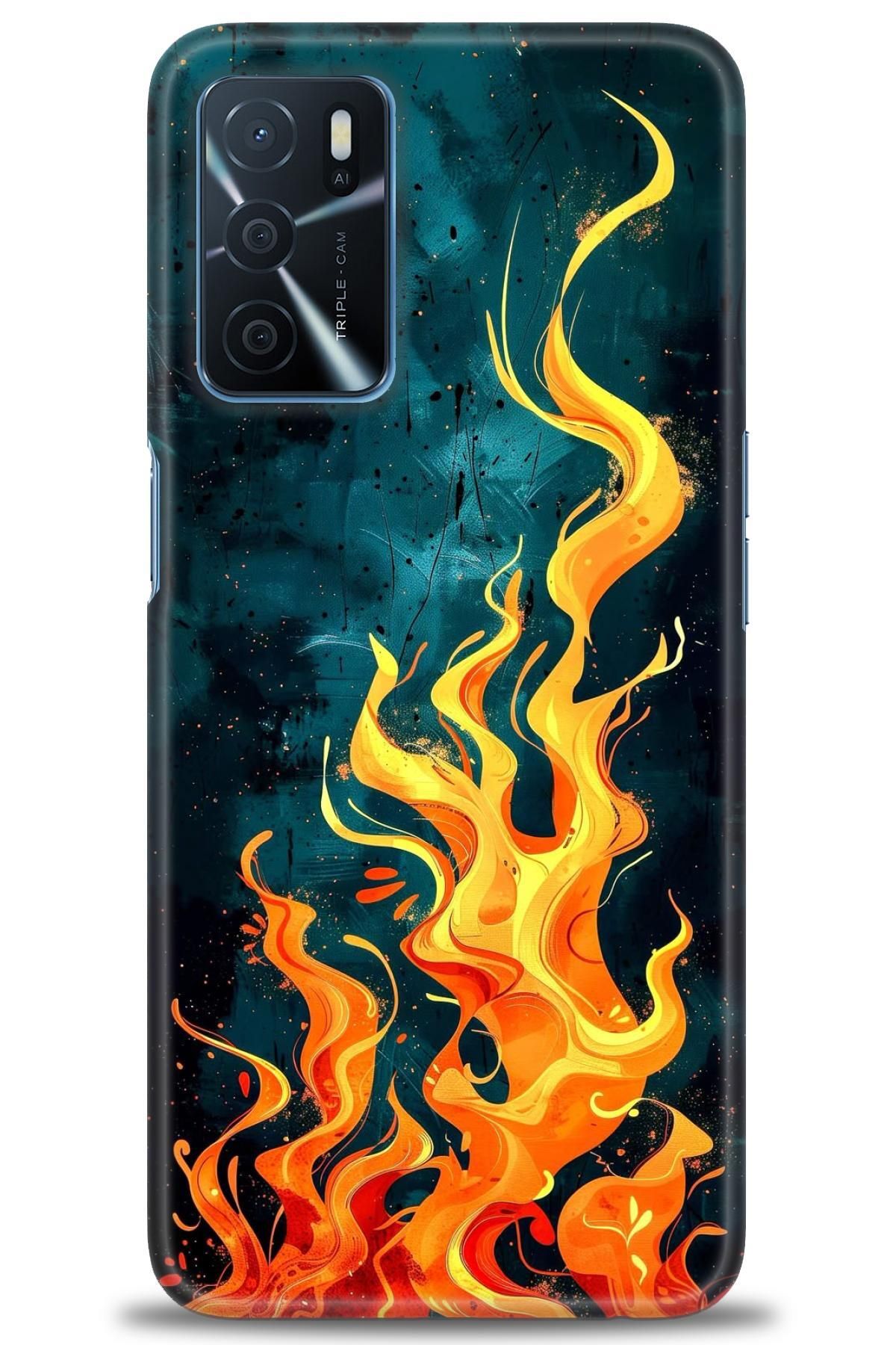 OPPO A16 / A55 İle Uyumlu HD Baskılı Desenli Silikon Kılıf - 2973
