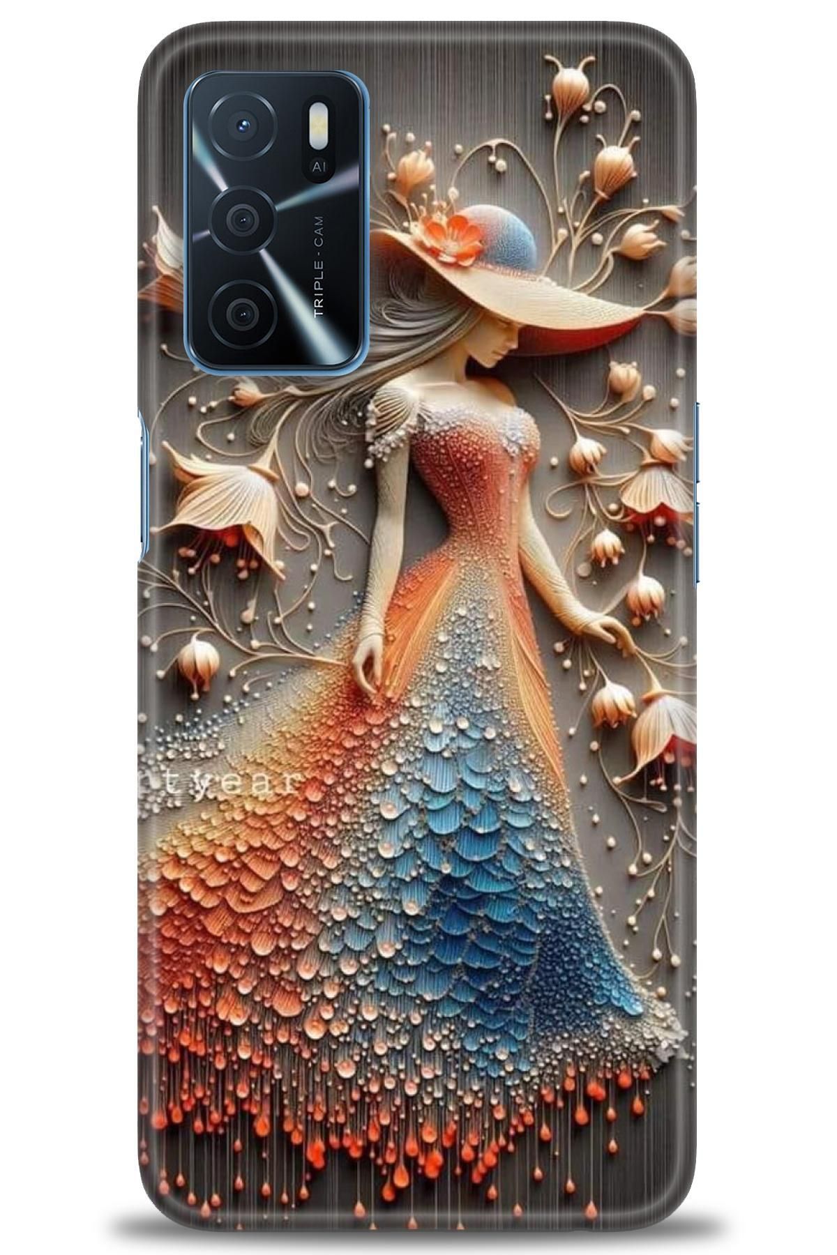 OPPO A16 / A55 İle Uyumlu HD Baskılı Desenli Silikon Kılıf - 2545