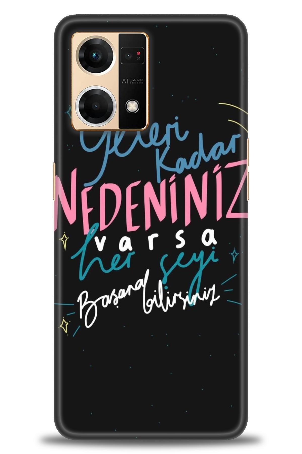 OPPO Reno 7 İle Uyumlu HD Baskılı Desenli Silikon Kılıf - 2188