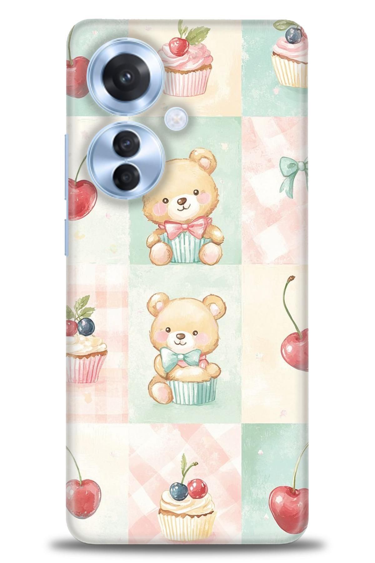 OPPO Reno 11F İle Uyumlu HD Baskılı Desenli Silikon Kılıf - 2811