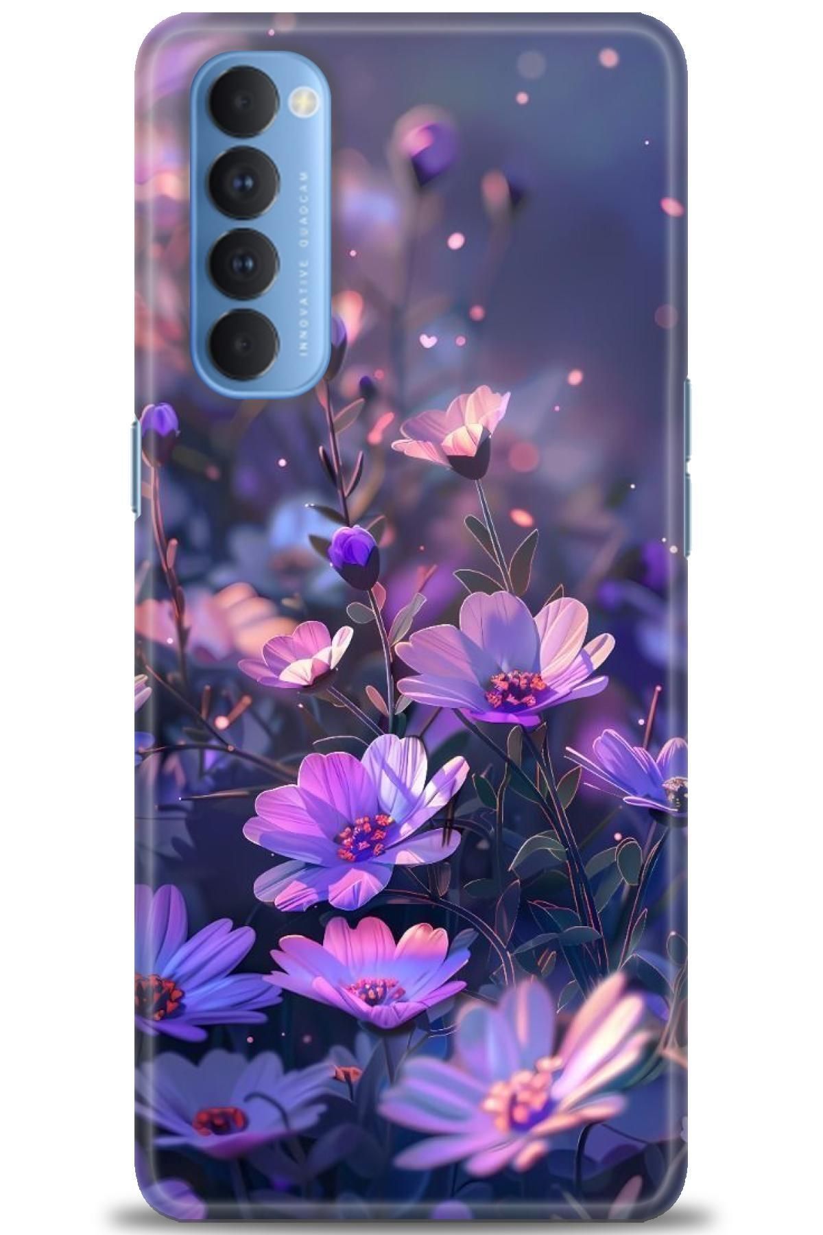OPPO Reno 4 Pro İle Uyumlu HD Baskılı Desenli Silikon Kılıf - 2555