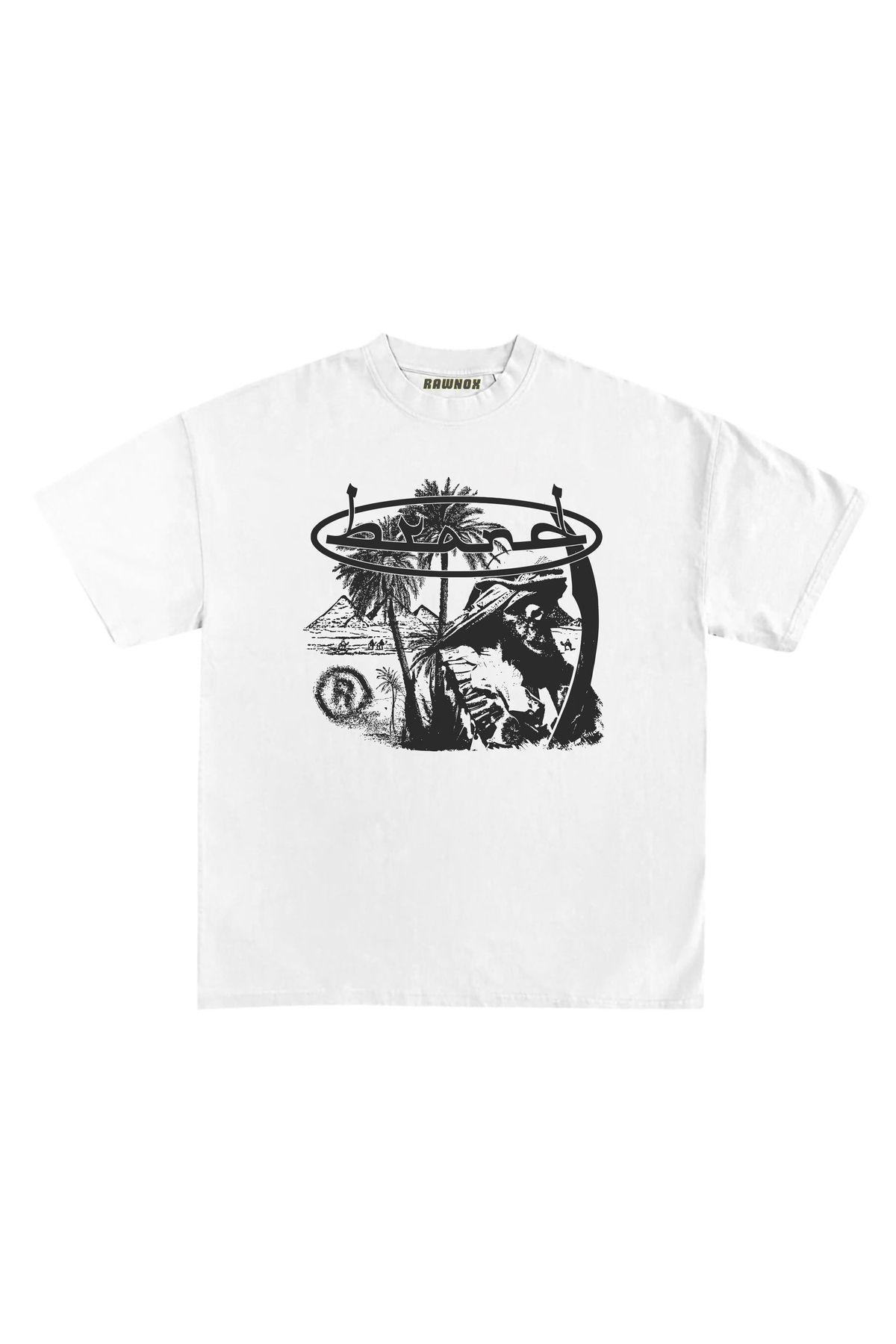 RawNox Unisex Bol Kalıp RawNox Özel Koleksiyon Brand Tshirt