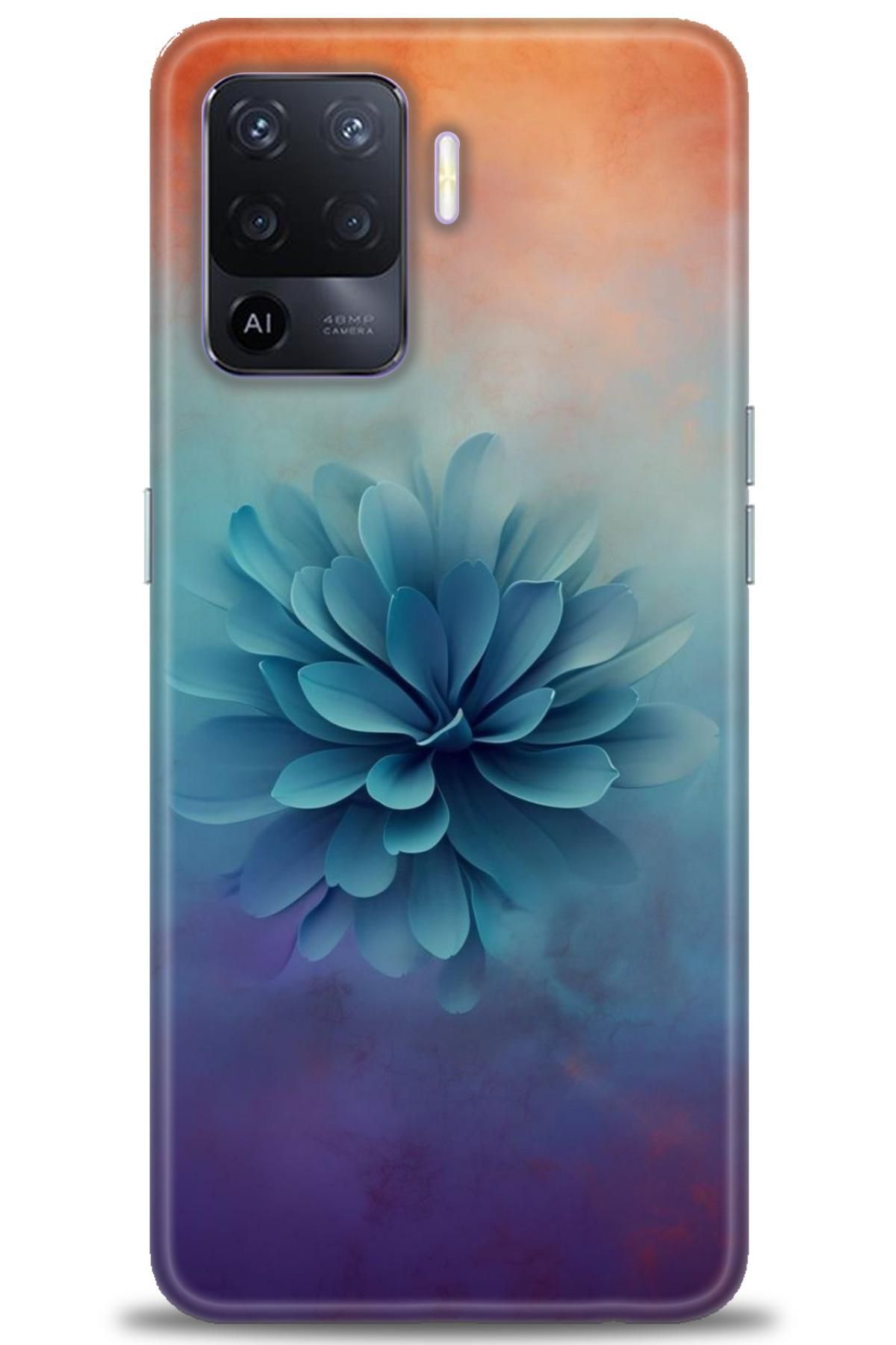 OPPO Reno 5 Lite İle Uyumlu HD Baskılı Desenli Silikon Kılıf - 2265