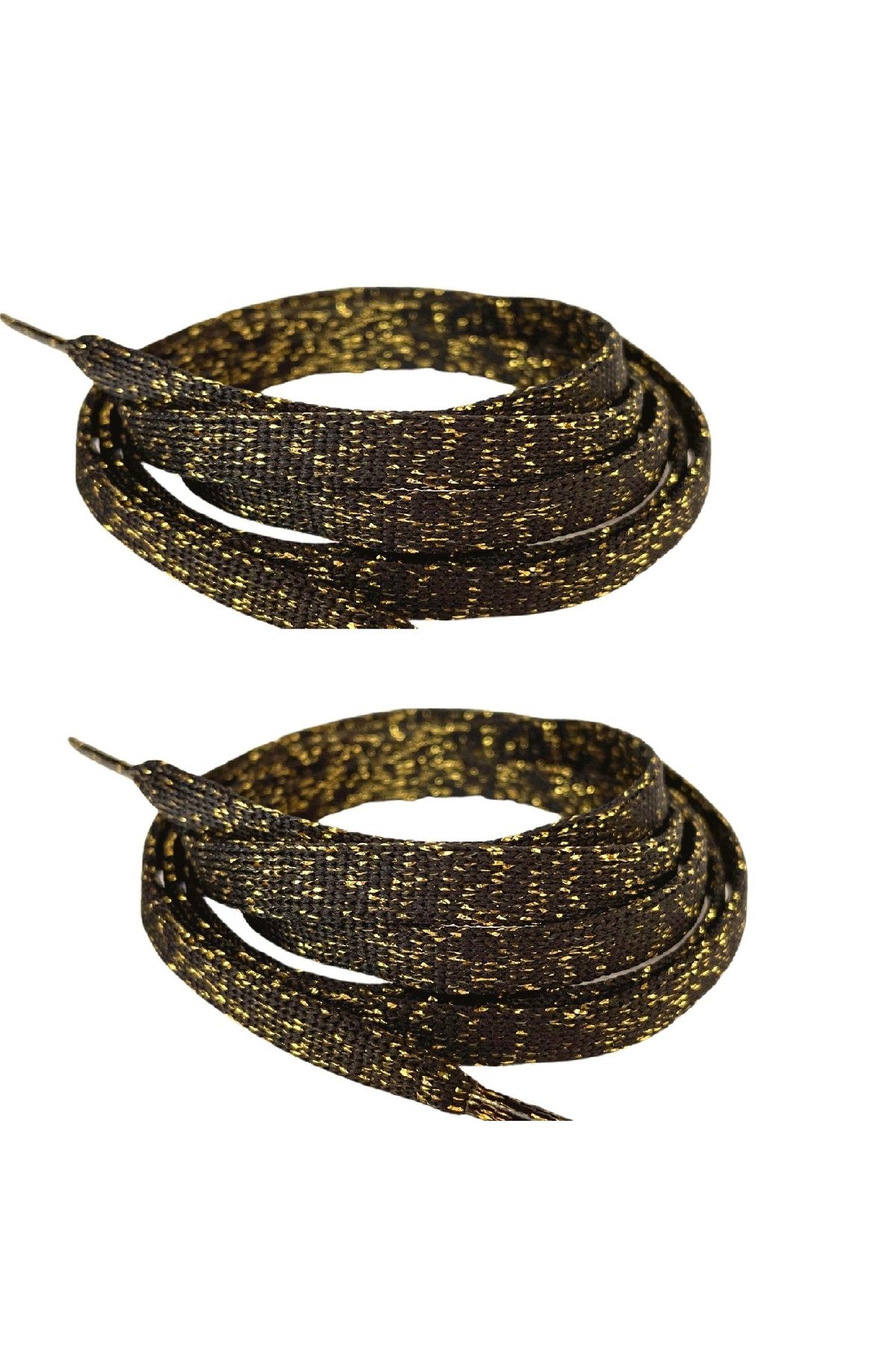 Mawrond 120 Cm, Yassı Parlak, Altın veya Gümüş Simli Ayakkabı Bağcığı, Spor Convers, Casual Bağcık