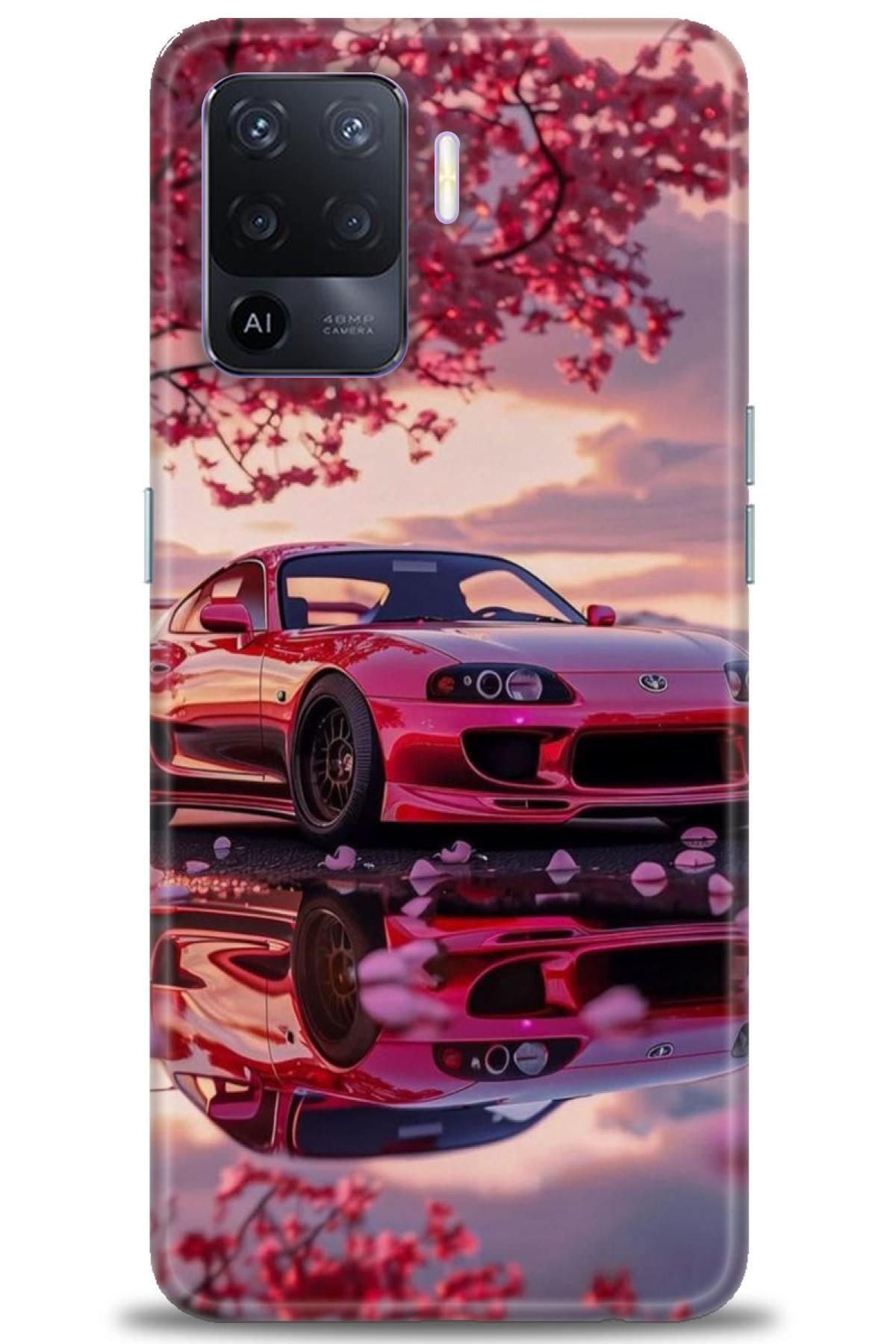 OPPO Reno 5 Lite İle Uyumlu HD Baskılı Desenli Silikon Kılıf - 2208