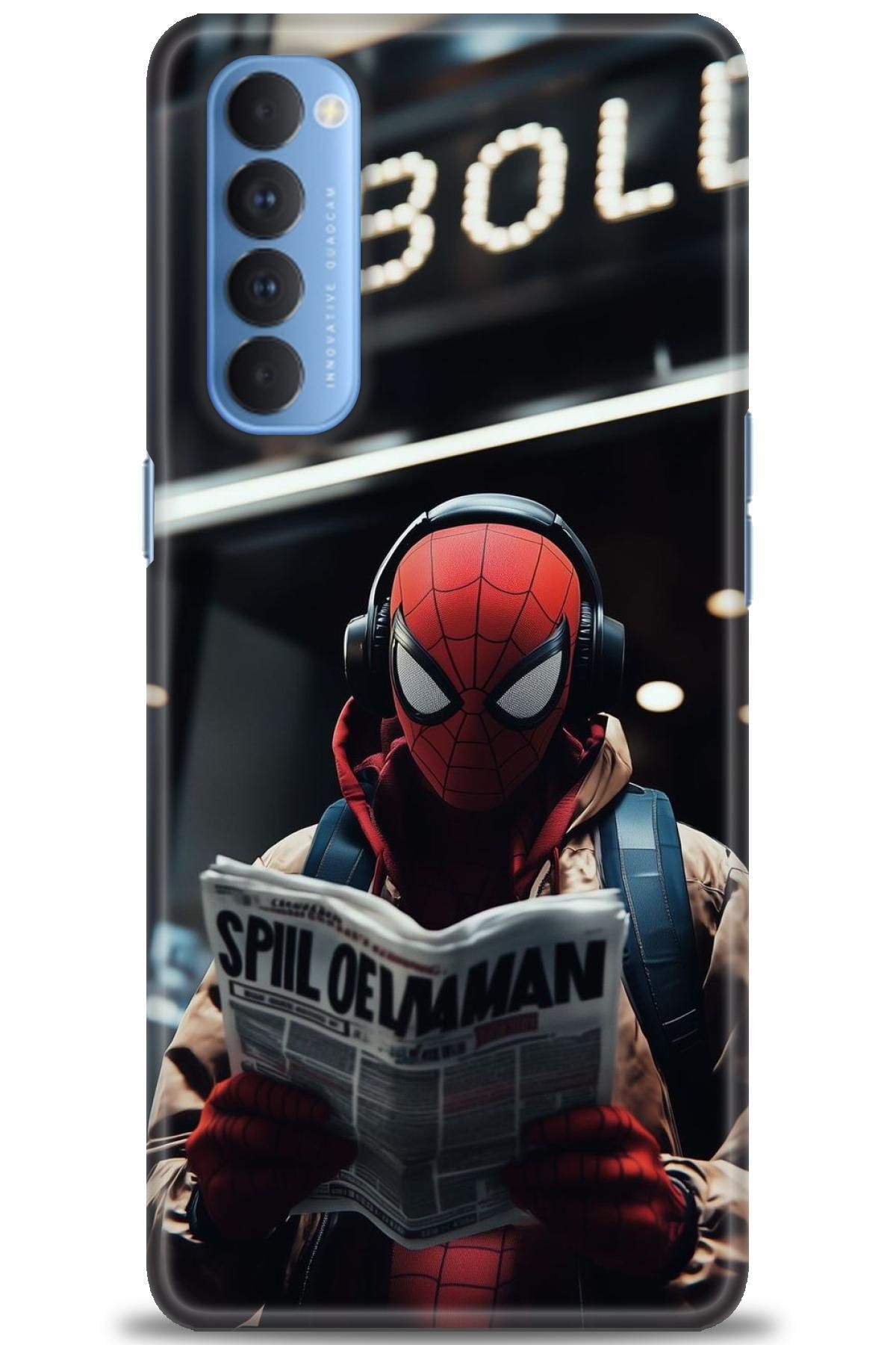 OPPO Reno 4 Pro İle Uyumlu HD Baskılı Desenli Silikon Kılıf - 2159