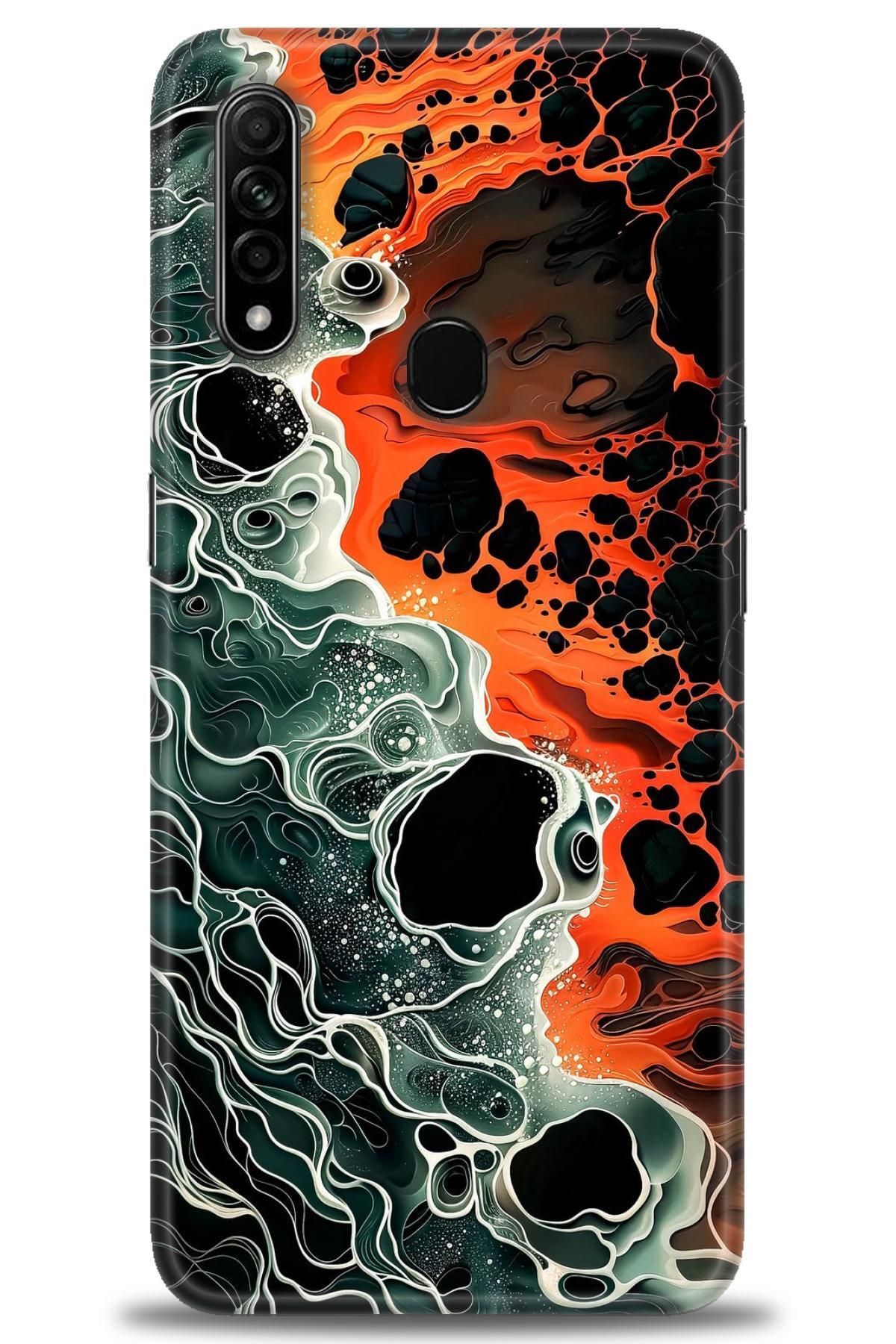 OPPO A31 İle Uyumlu HD Baskılı Desenli Silikon Kılıf - 2157
