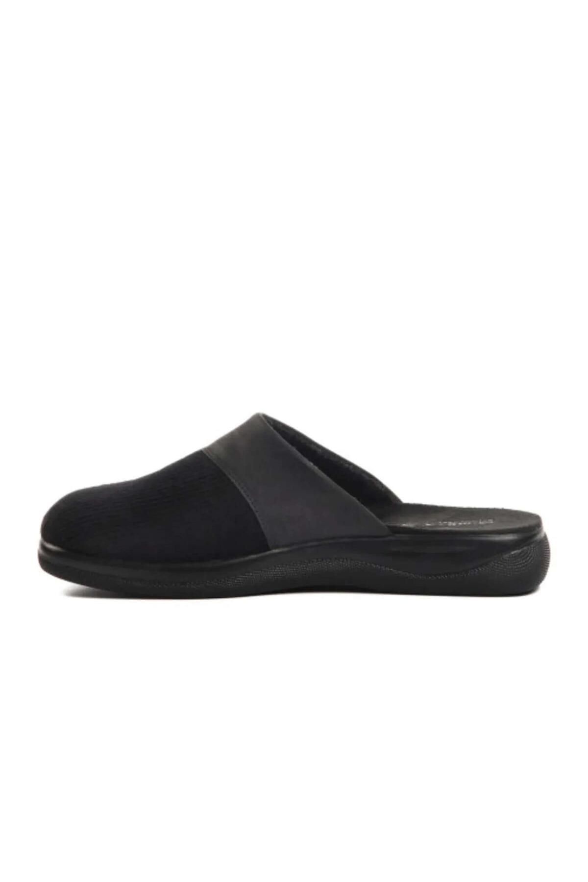 Muya-Kailan 35808 Anatomical Men's Classic Slippers Black 4