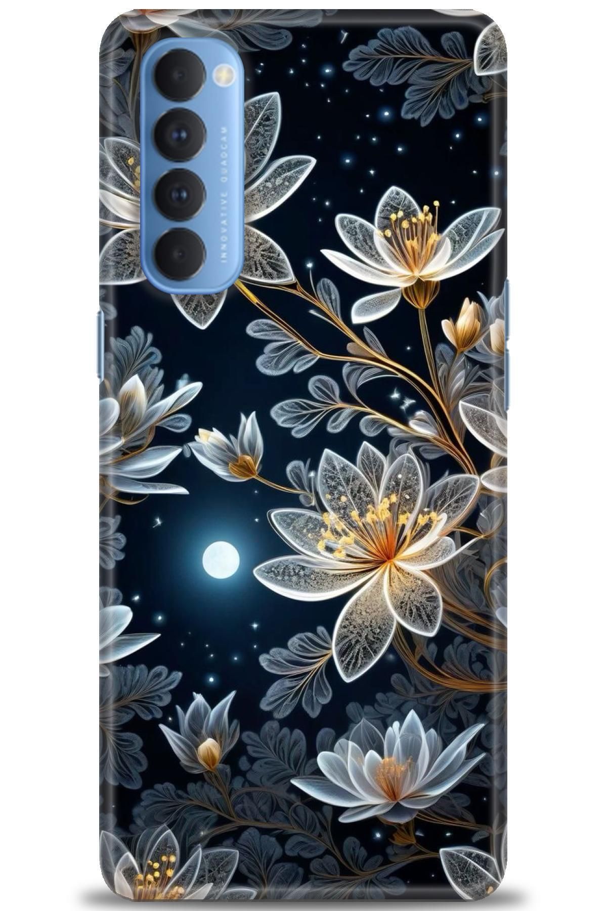 OPPO Reno 4 Pro İle Uyumlu HD Baskılı Desenli Silikon Kılıf - 2031
