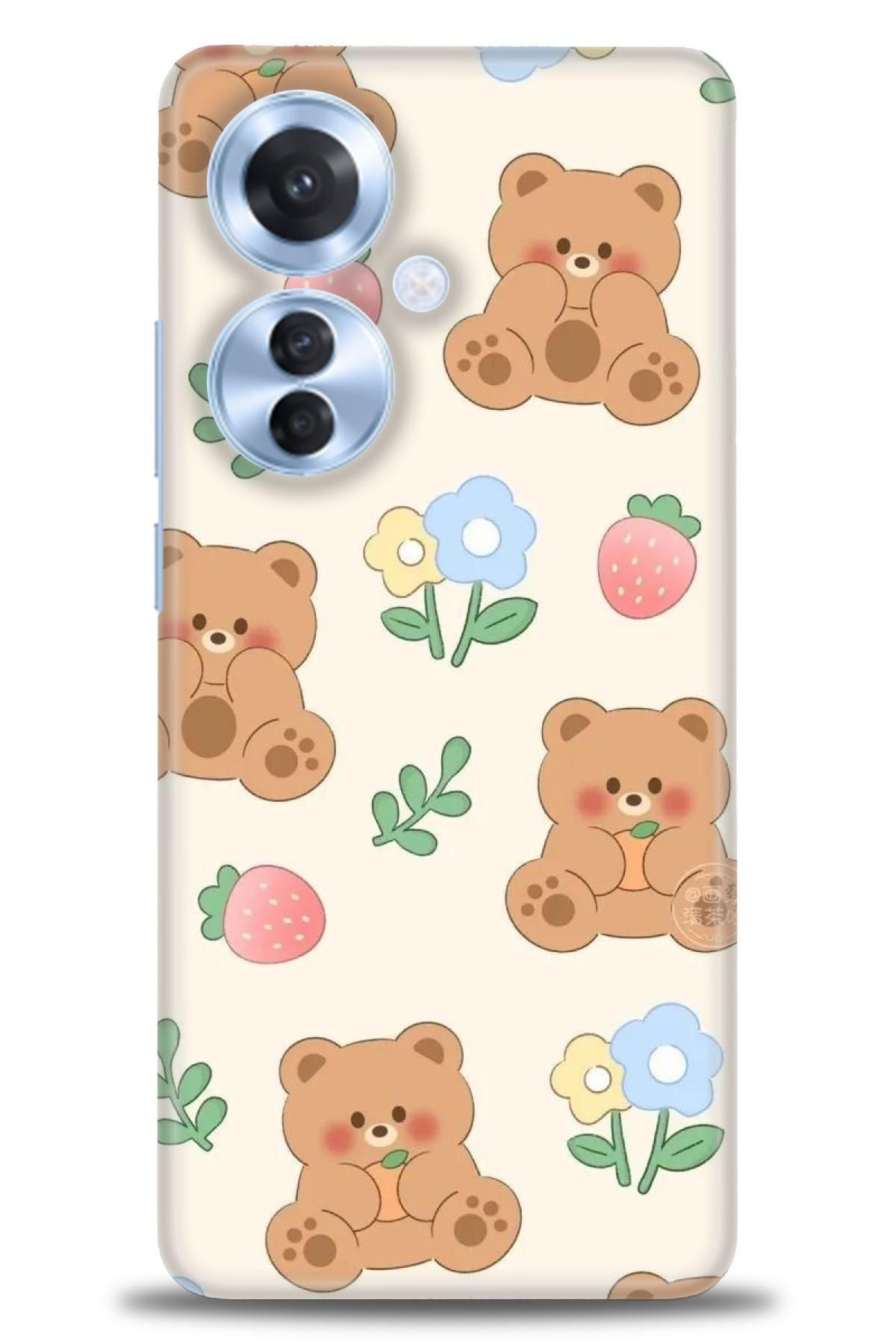 OPPO Reno 11F İle Uyumlu HD Baskılı Desenli Silikon Kılıf - 2258